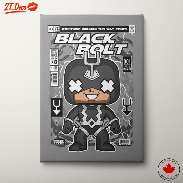Black Bolt Comic Art