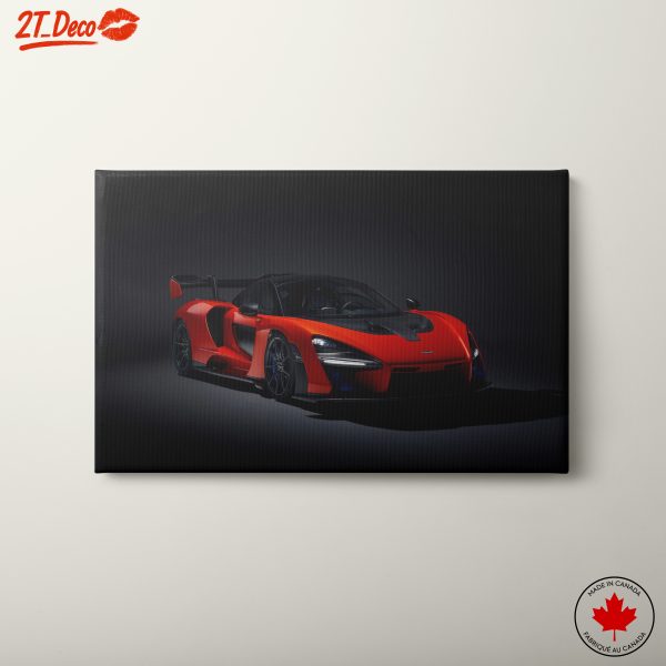 McLaren Senna Red Sports Car