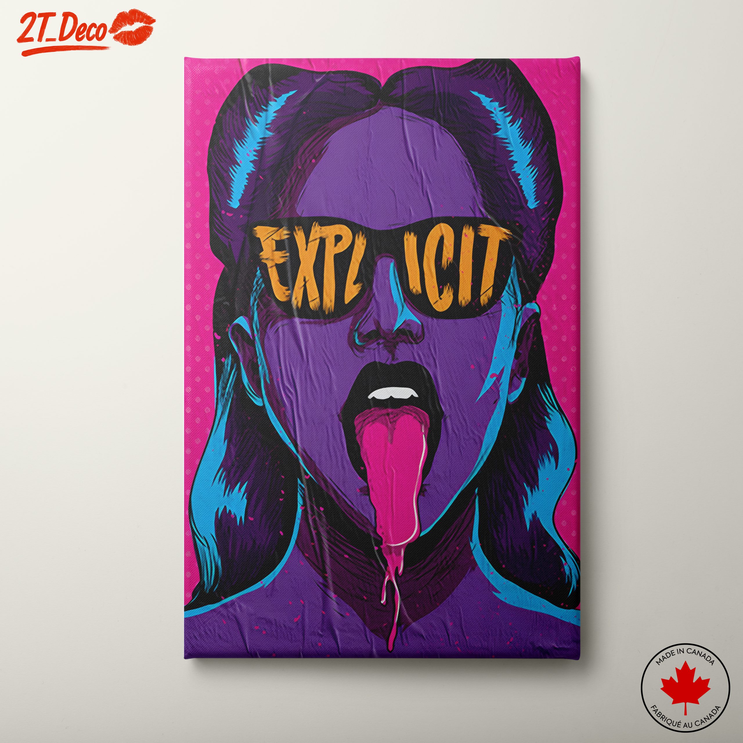 Colorful Pop Culture Illustration Featuring Bold Styles