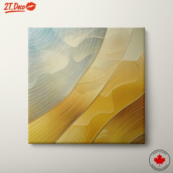 Flowing Abstract Art in Soft Colors