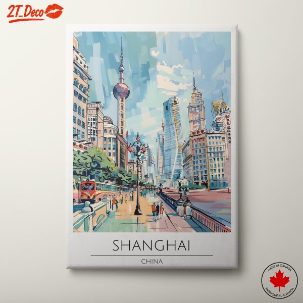Vibrant Cityscape of Shanghai