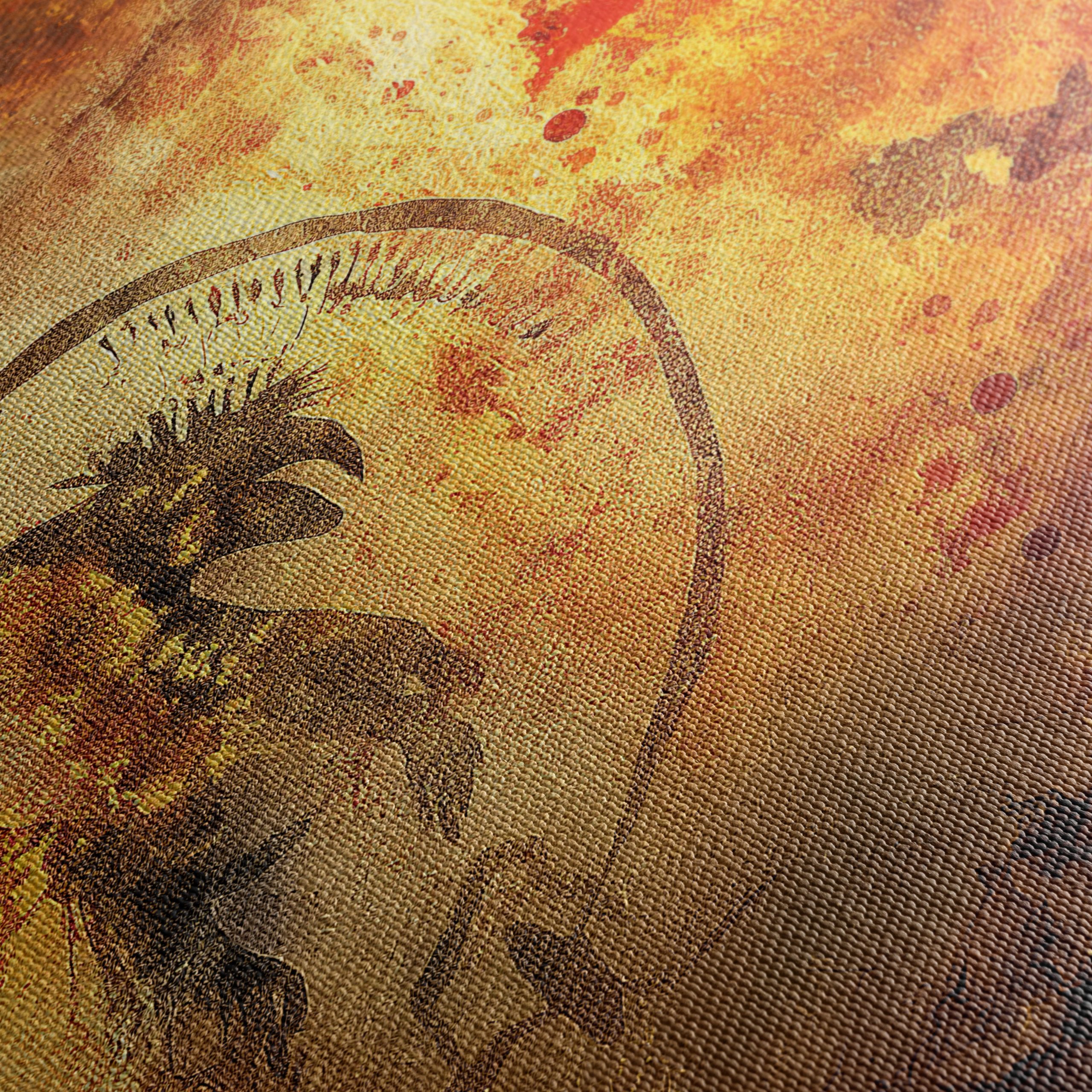 Ancient Cave Art with Abstract Figures - Image 5