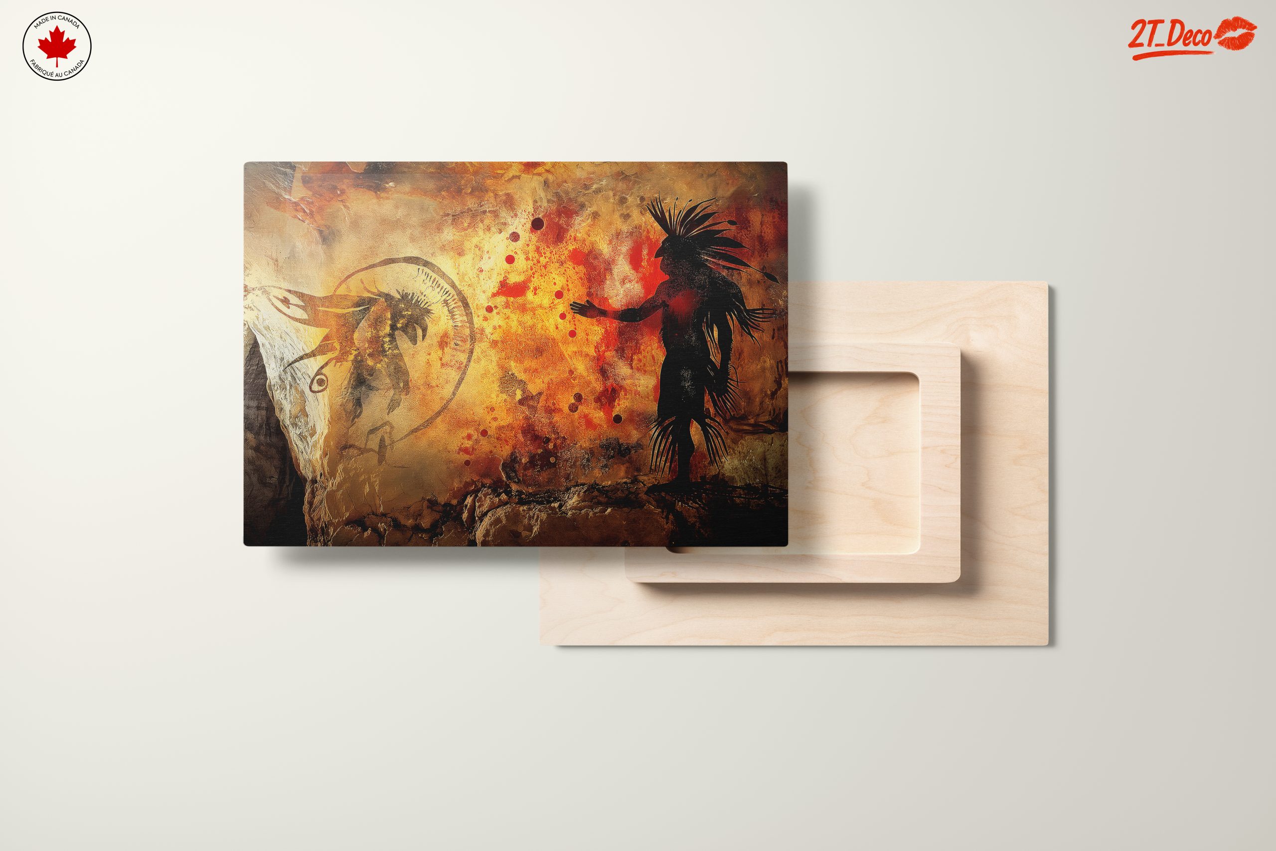Ancient Cave Art with Abstract Figures - Image 11