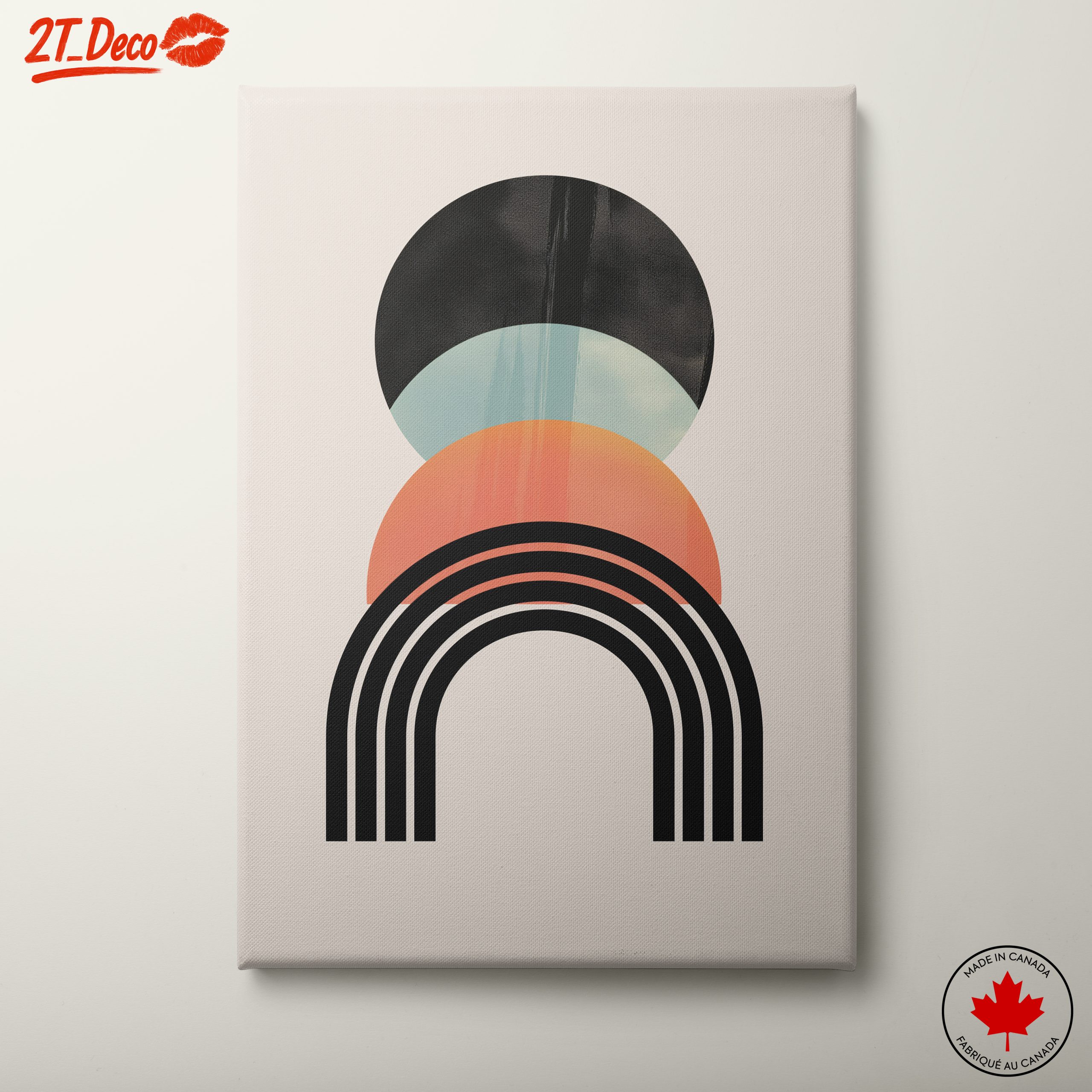 Geometric Abstract Shapes for Modern Decor