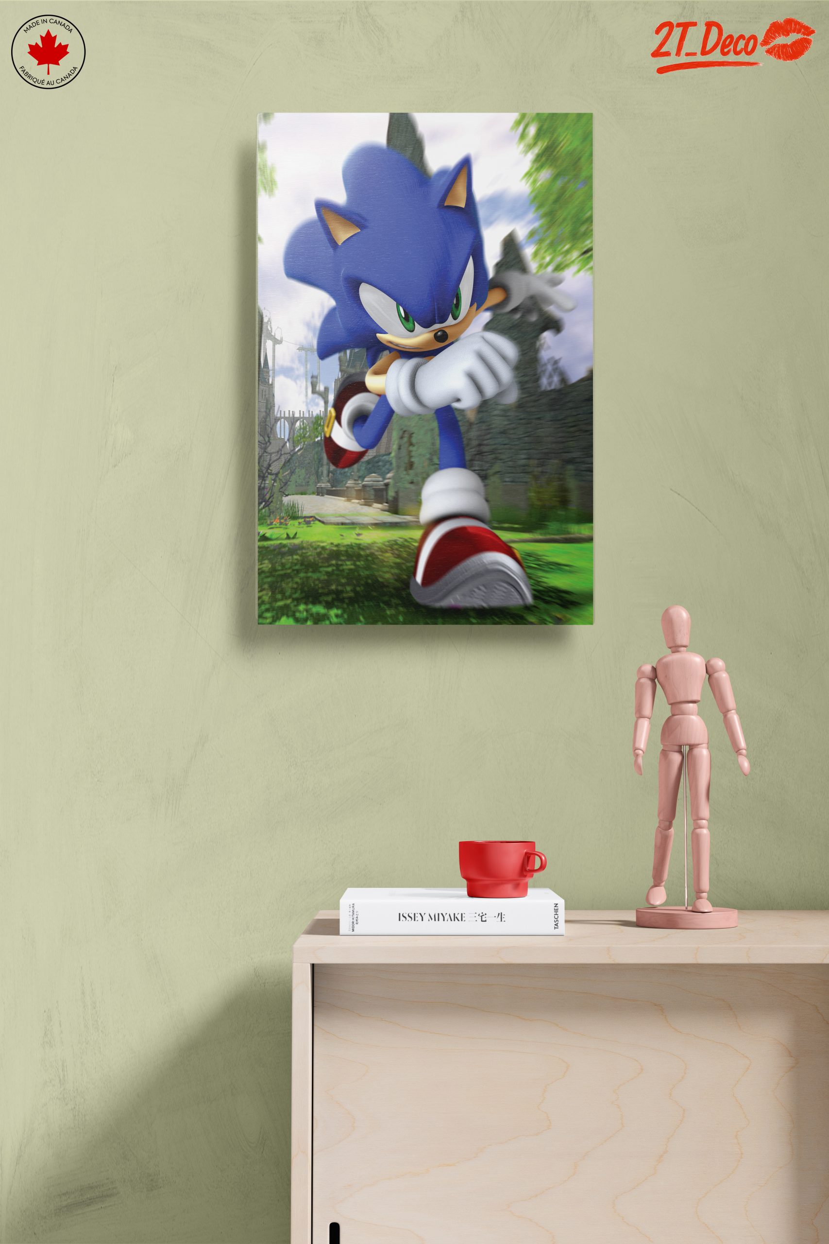 Sonic the Hedgehog Running in a Lush Landscape - Image 14
