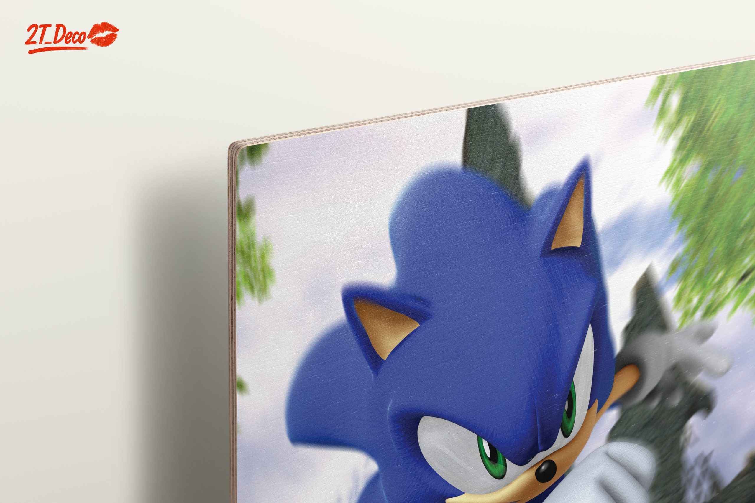 Sonic the Hedgehog Running in a Lush Landscape - Image 15