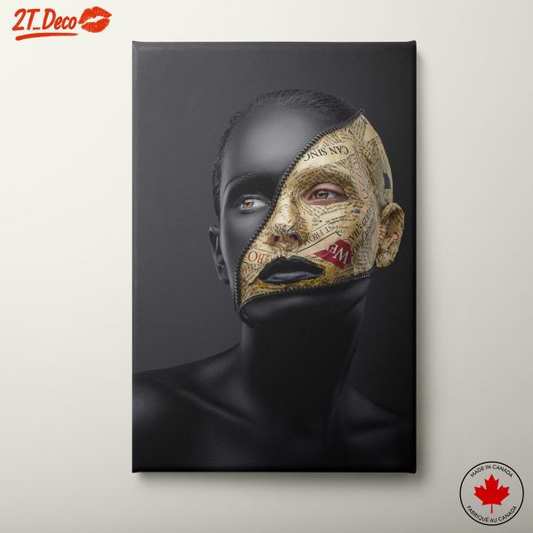 Contemporary Mixed Media Portrait Art