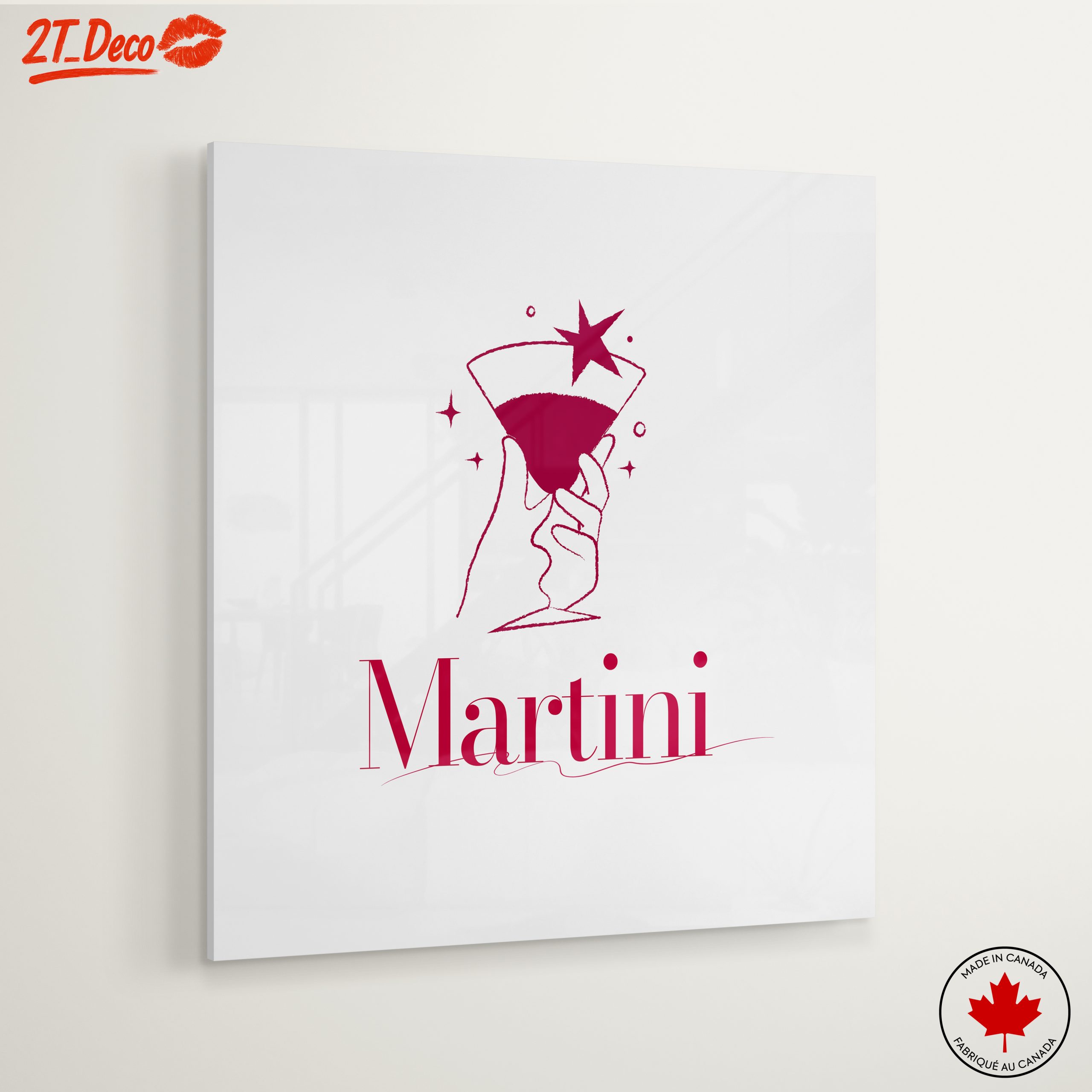 Stylized Martini Cocktail Art - Image 6