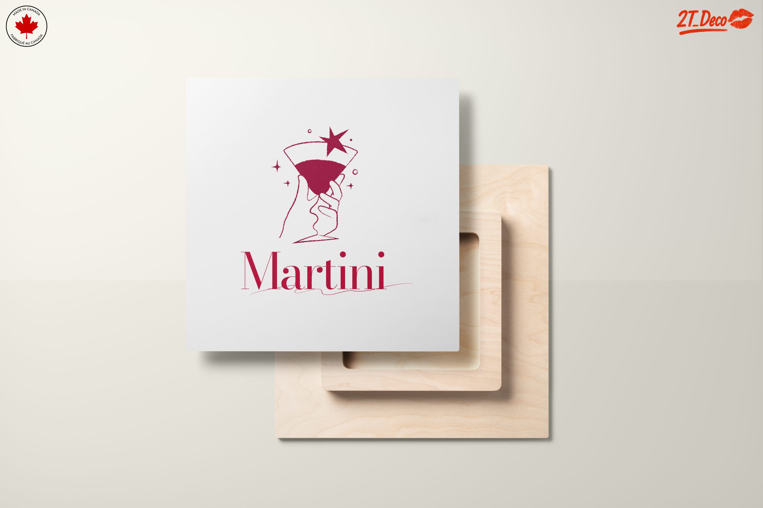 Stylized Martini Cocktail Art - Image 11