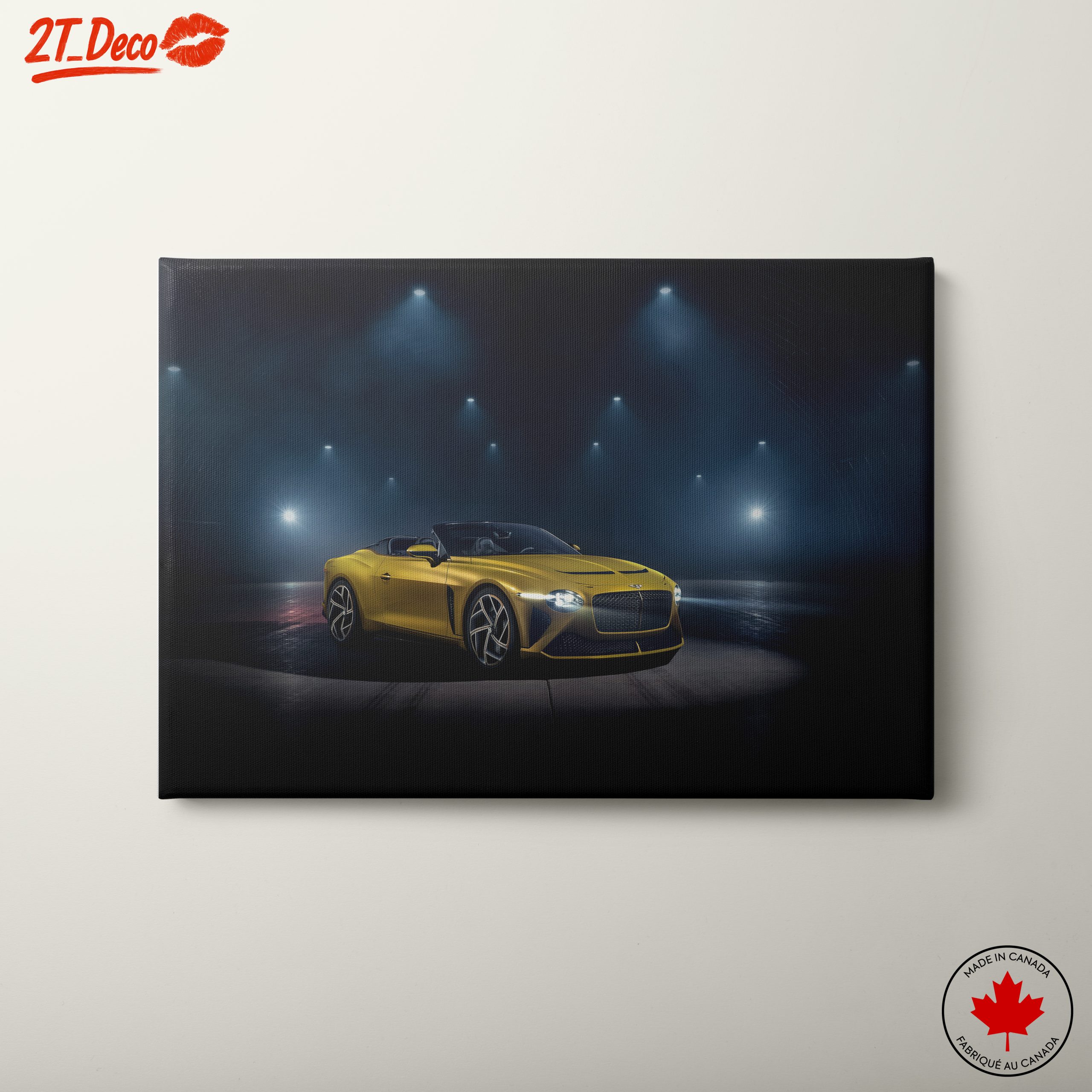 Stunning Classic Car Under Dramatic Lights