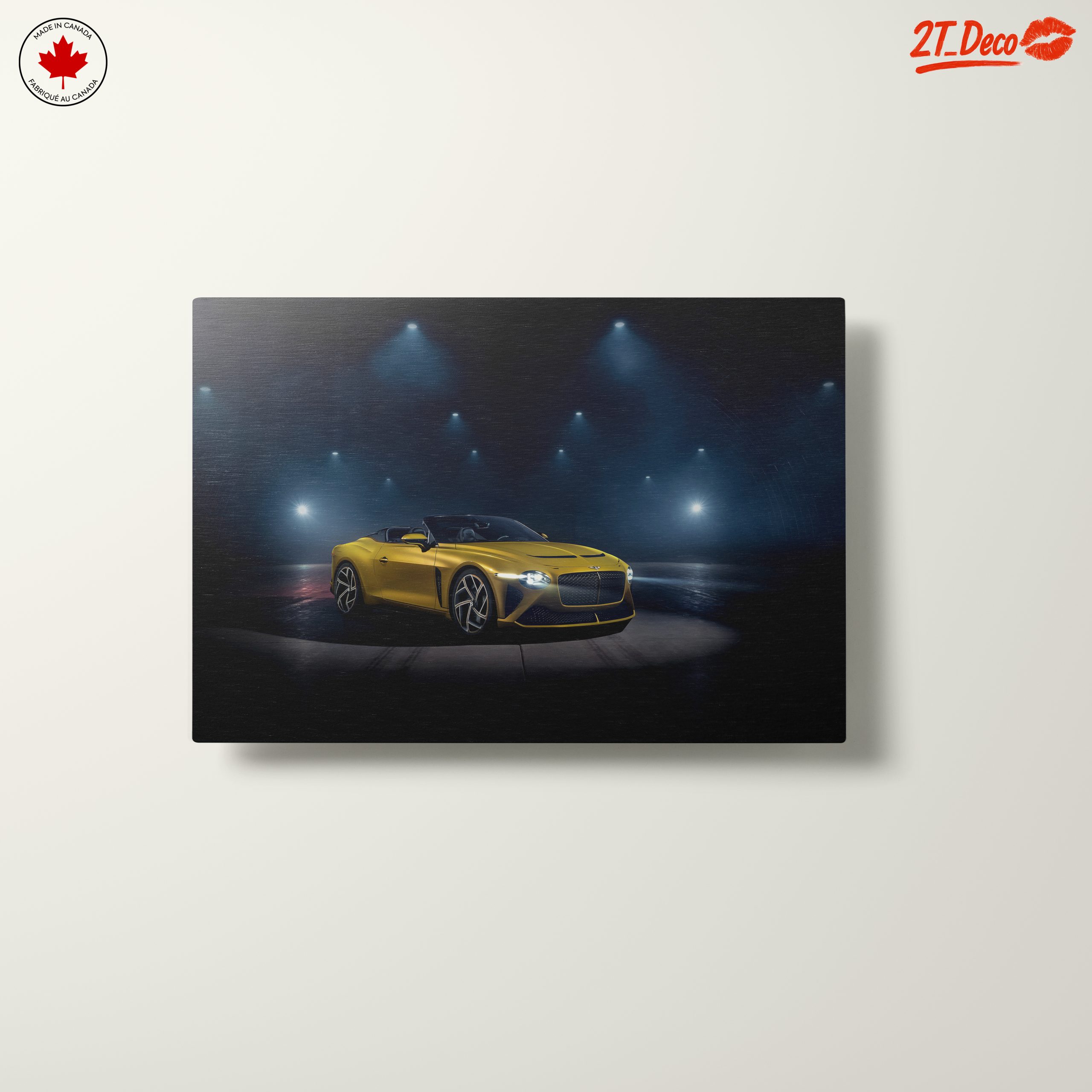 Stunning Classic Car Under Dramatic Lights - Image 10