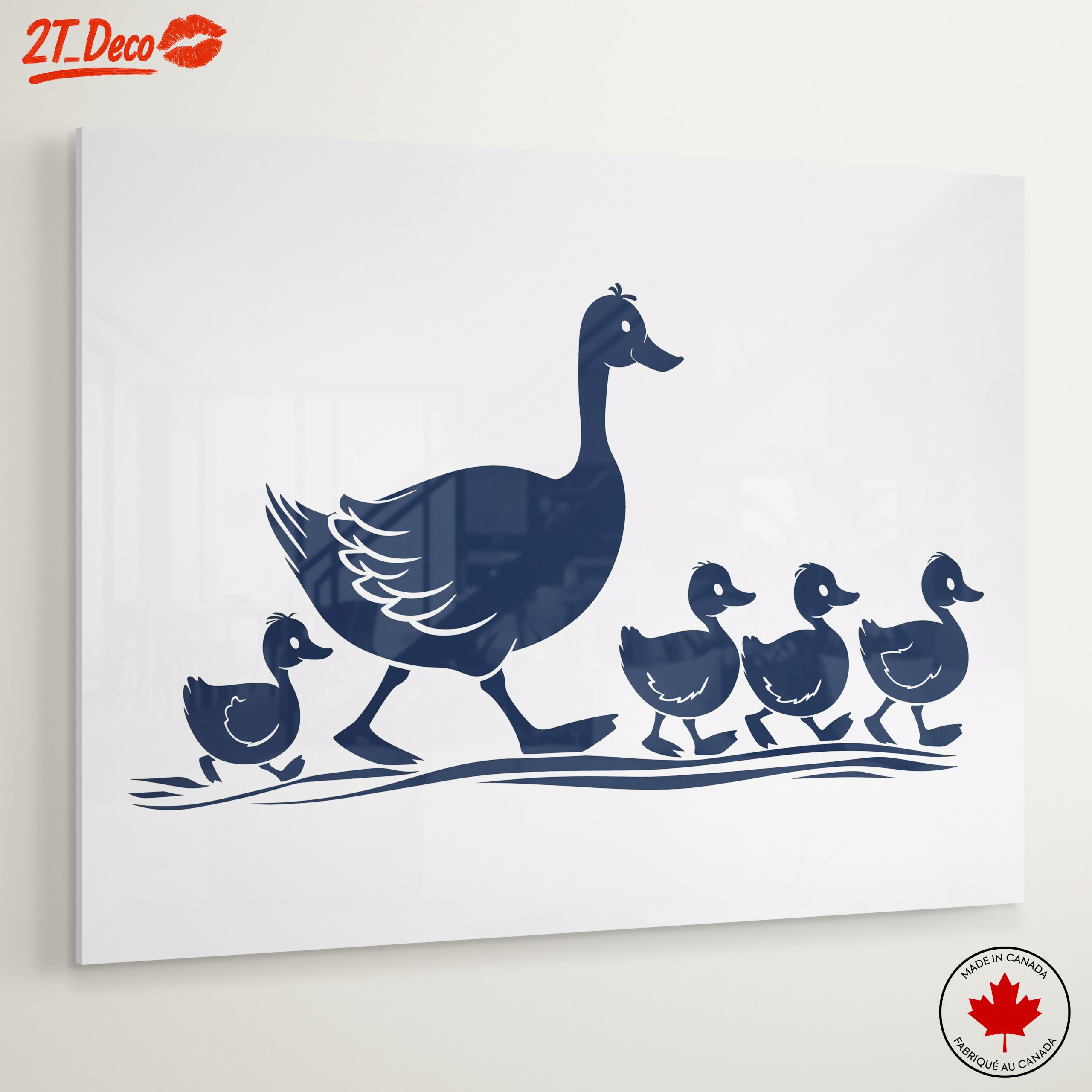 Charming Duck and Ducklings Illustration - Image 6