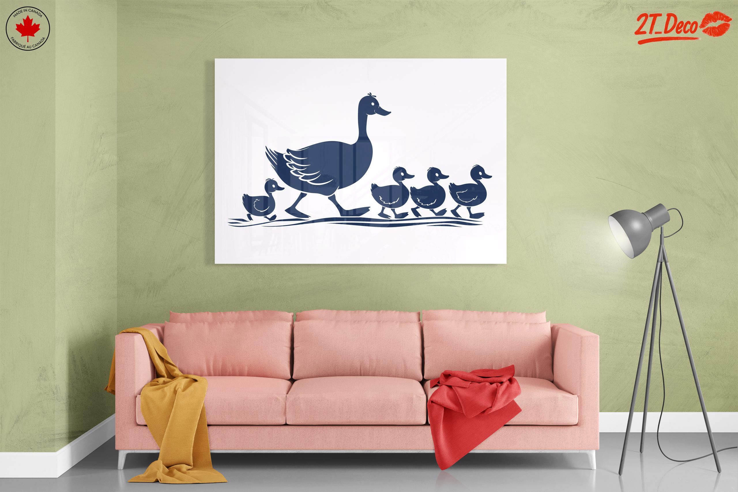 Charming Duck and Ducklings Illustration - Image 7