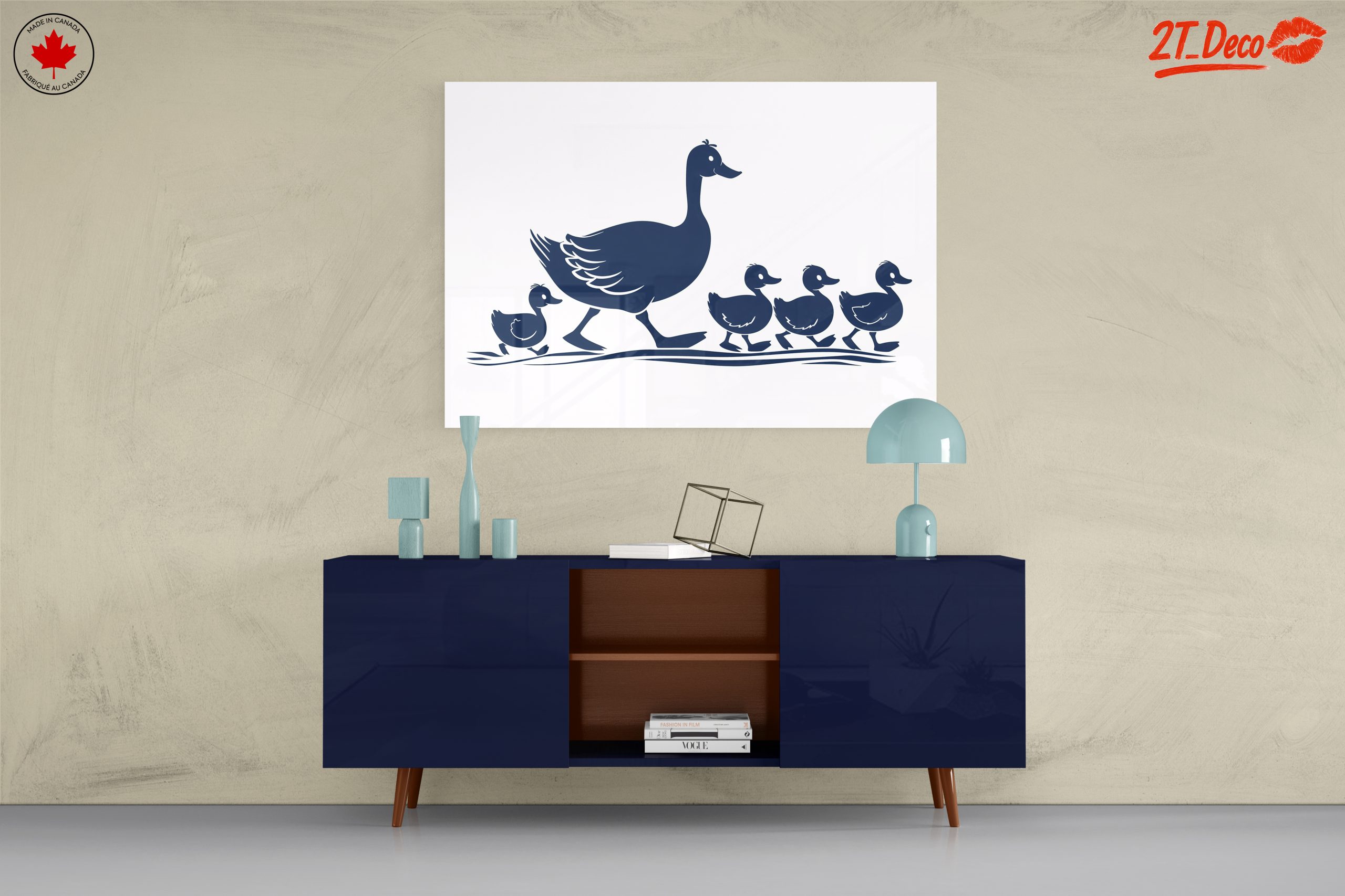 Charming Duck and Ducklings Illustration - Image 8