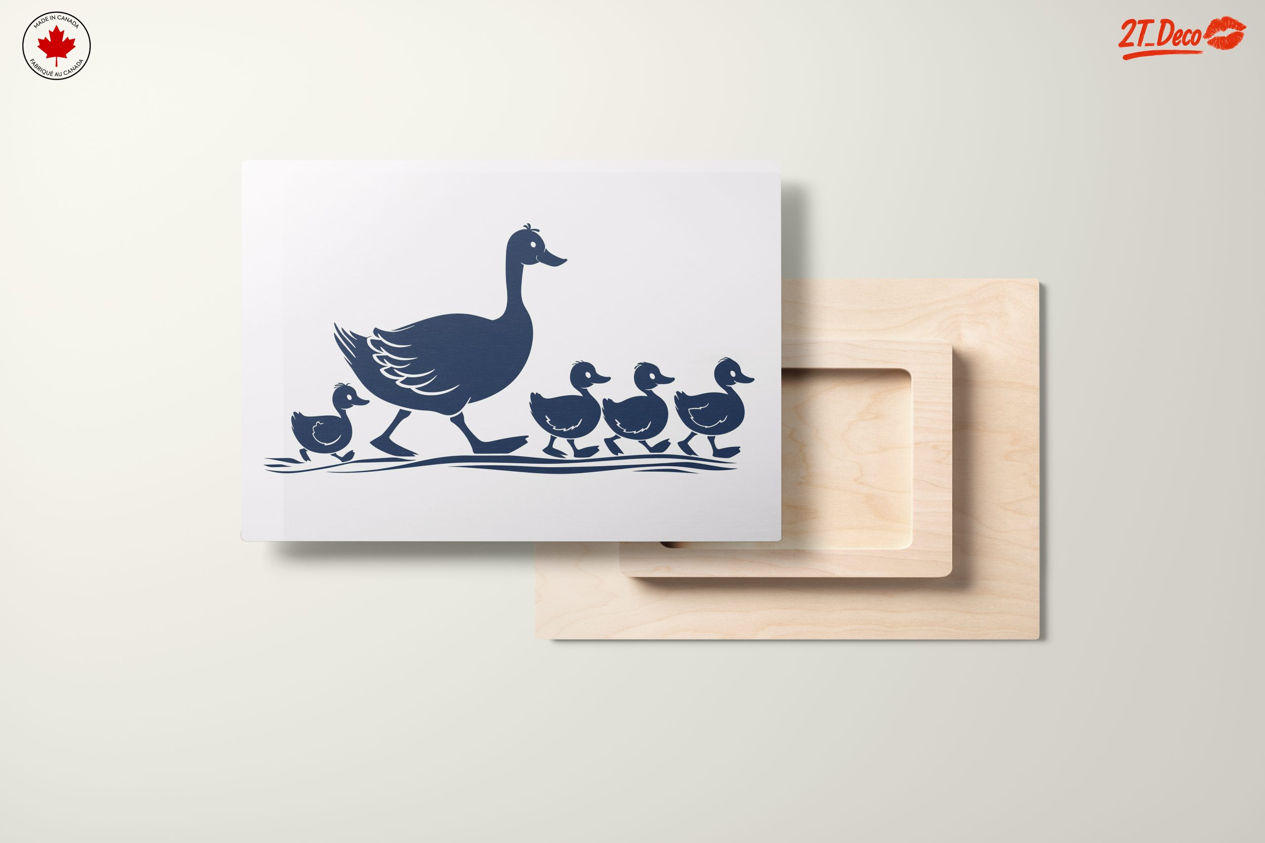 Charming Duck and Ducklings Illustration - Image 11