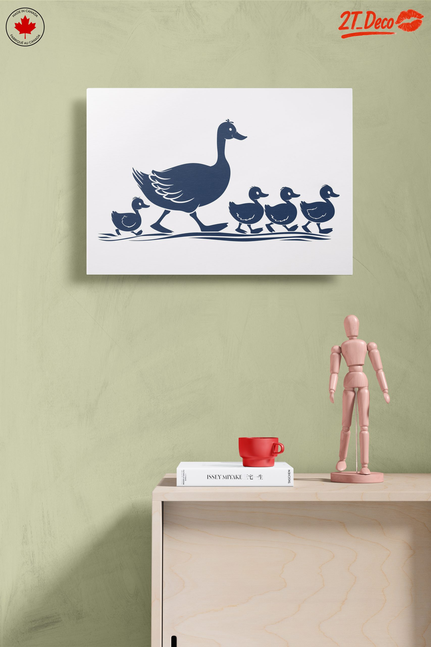 Charming Duck and Ducklings Illustration - Image 14