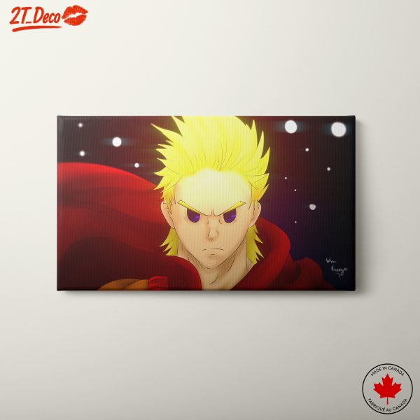 Epic Anime Character in Bold Colors