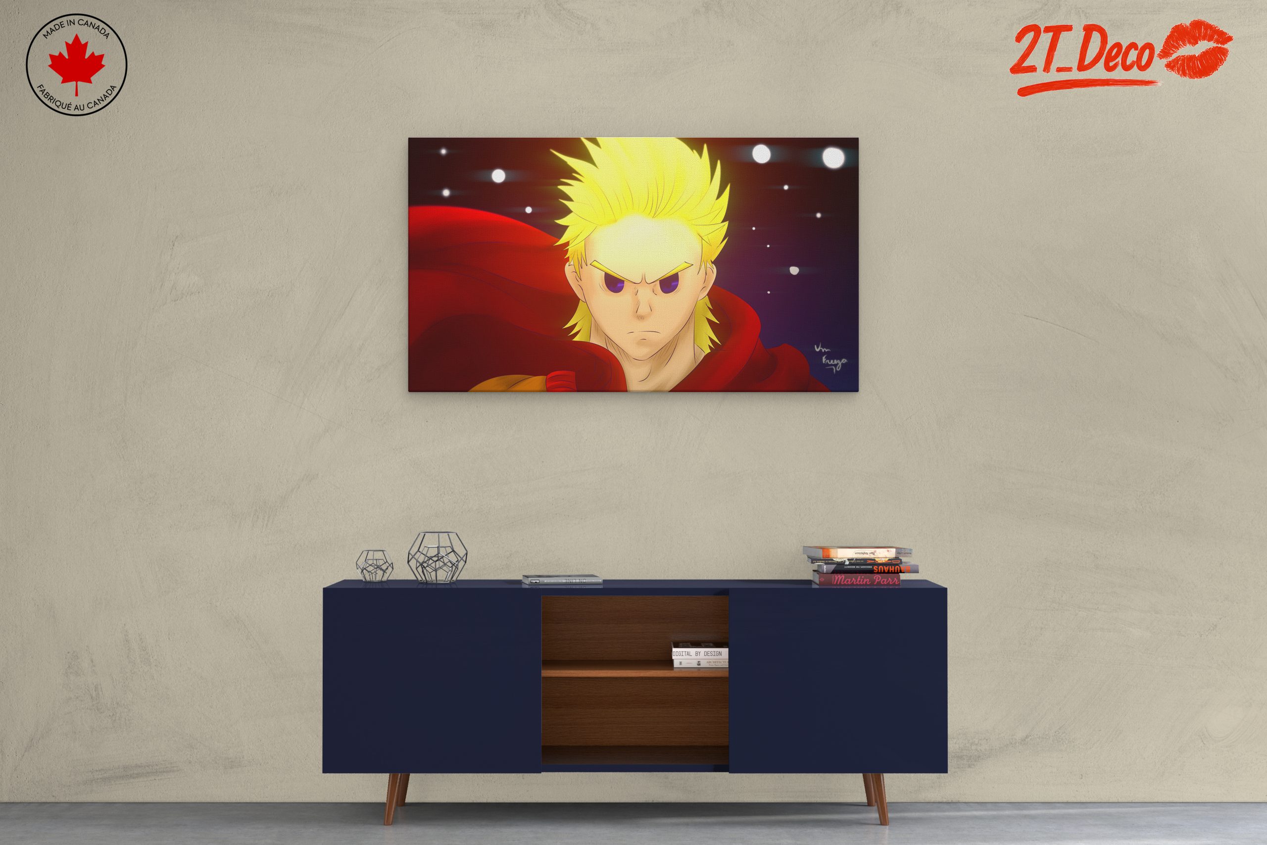 Epic Anime Character in Bold Colors - Image 3