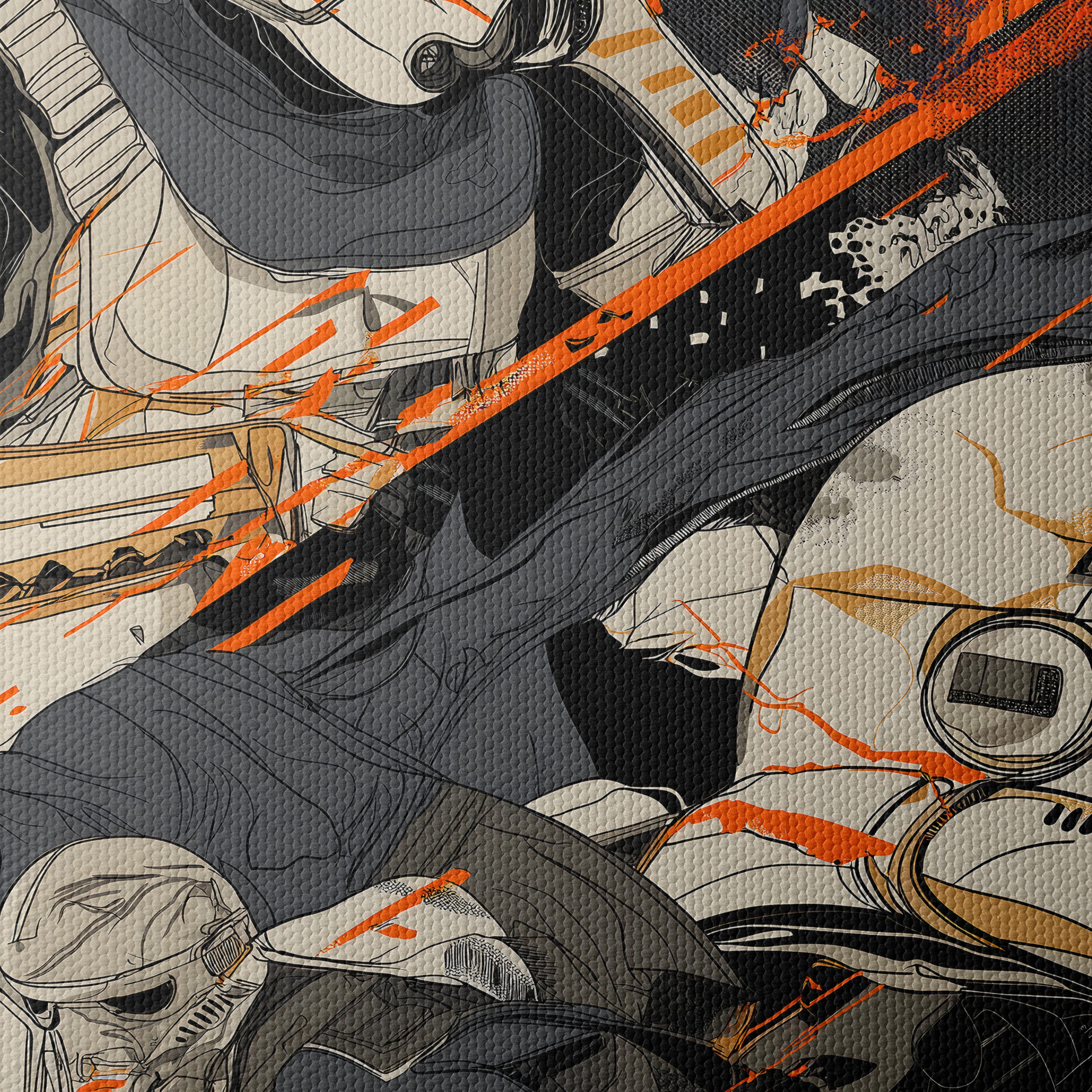 Bold Stylized Character Art Inspired by Classic Sci-Fi - Image 4