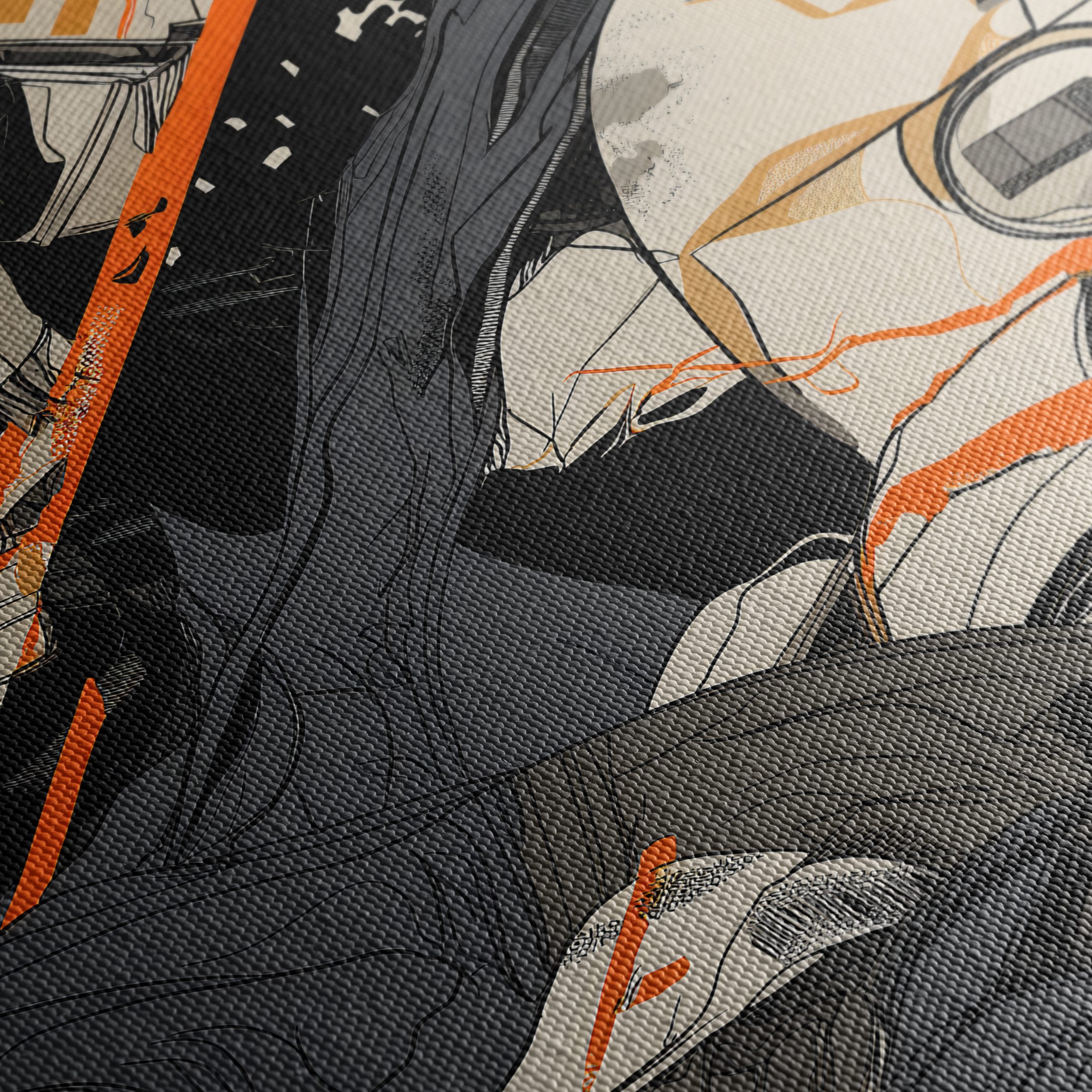 Bold Stylized Character Art Inspired by Classic Sci-Fi - Image 5