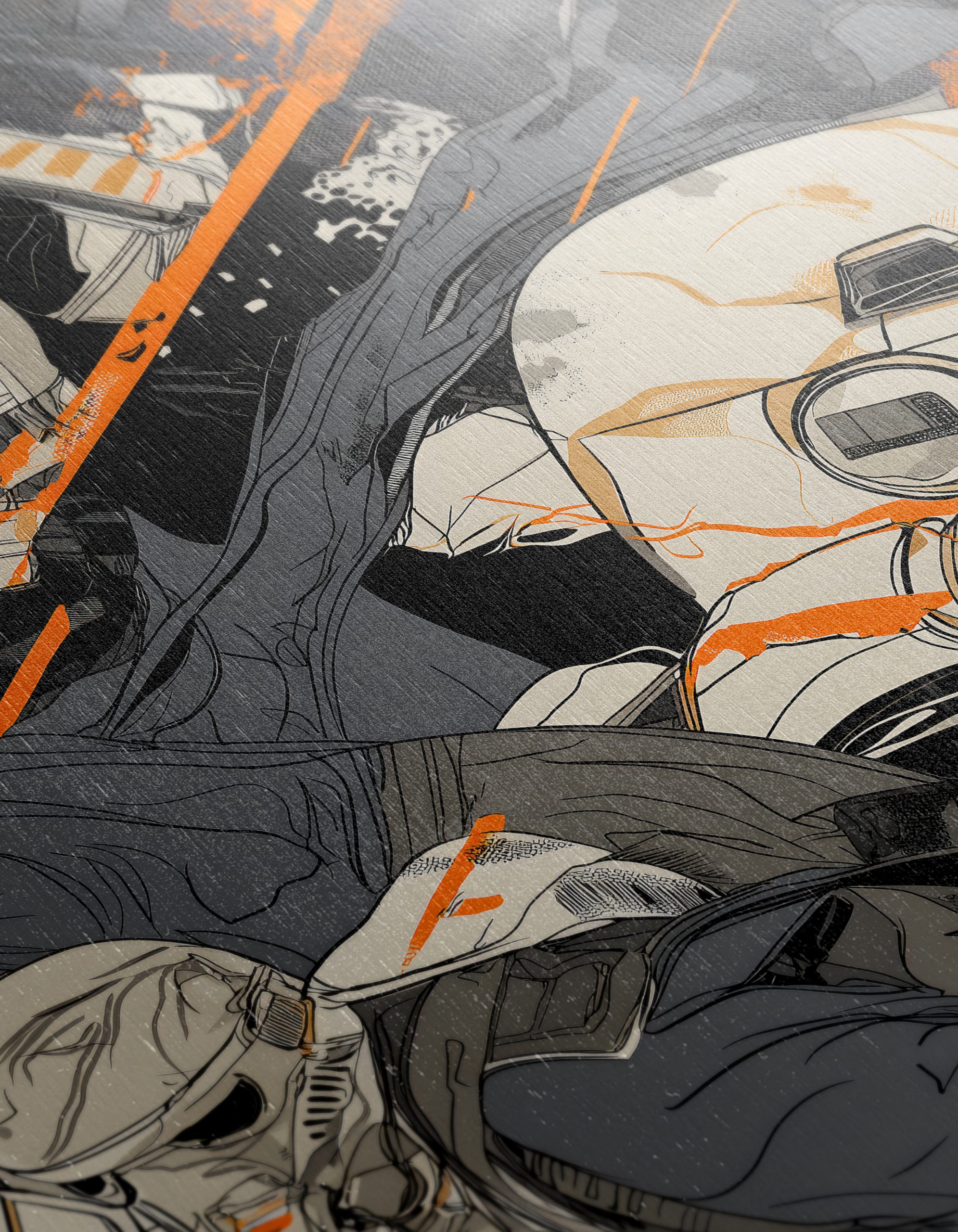 Bold Stylized Character Art Inspired by Classic Sci-Fi - Image 12