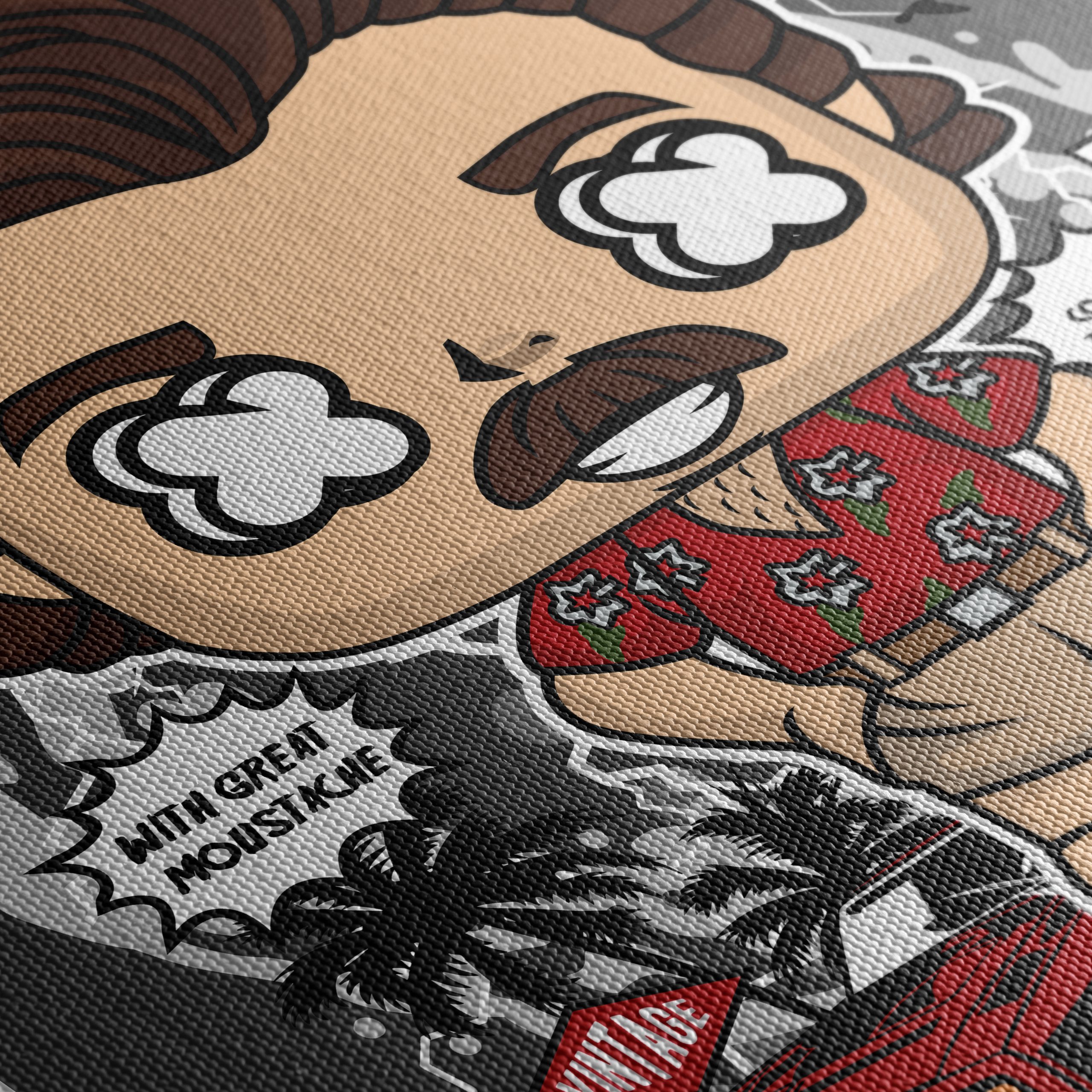 Vintage Magnum P.I. Character Art - Image 5
