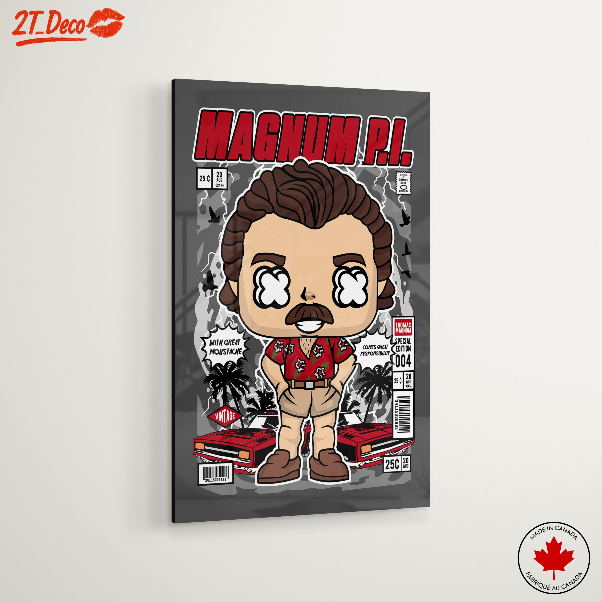 Vintage Magnum P.I. Character Art - Image 6