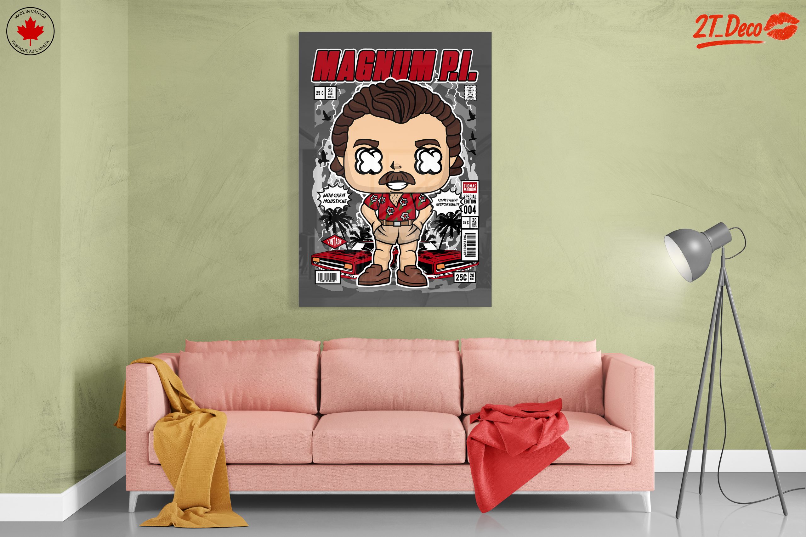 Vintage Magnum P.I. Character Art - Image 7