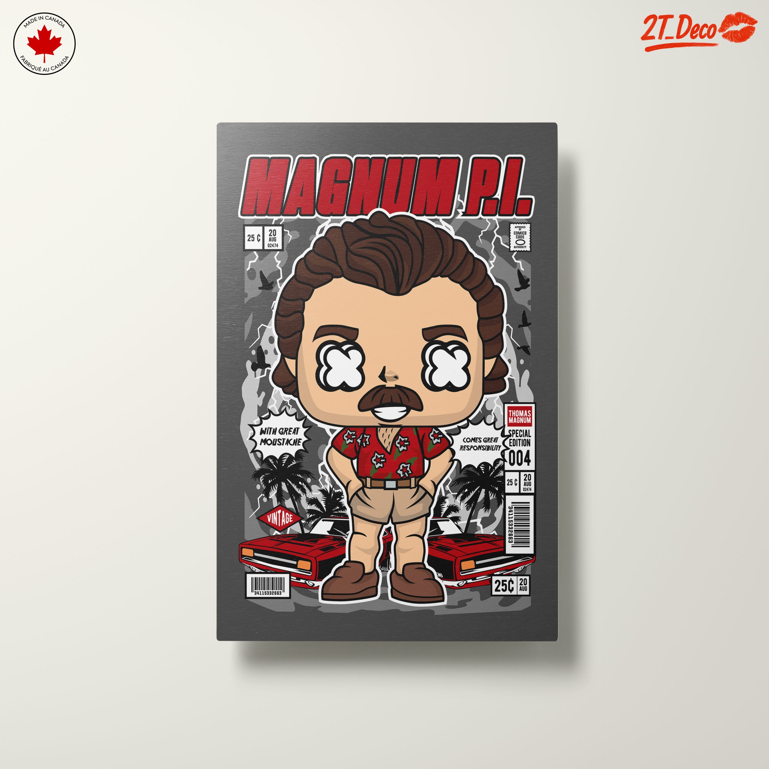 Vintage Magnum P.I. Character Art - Image 10