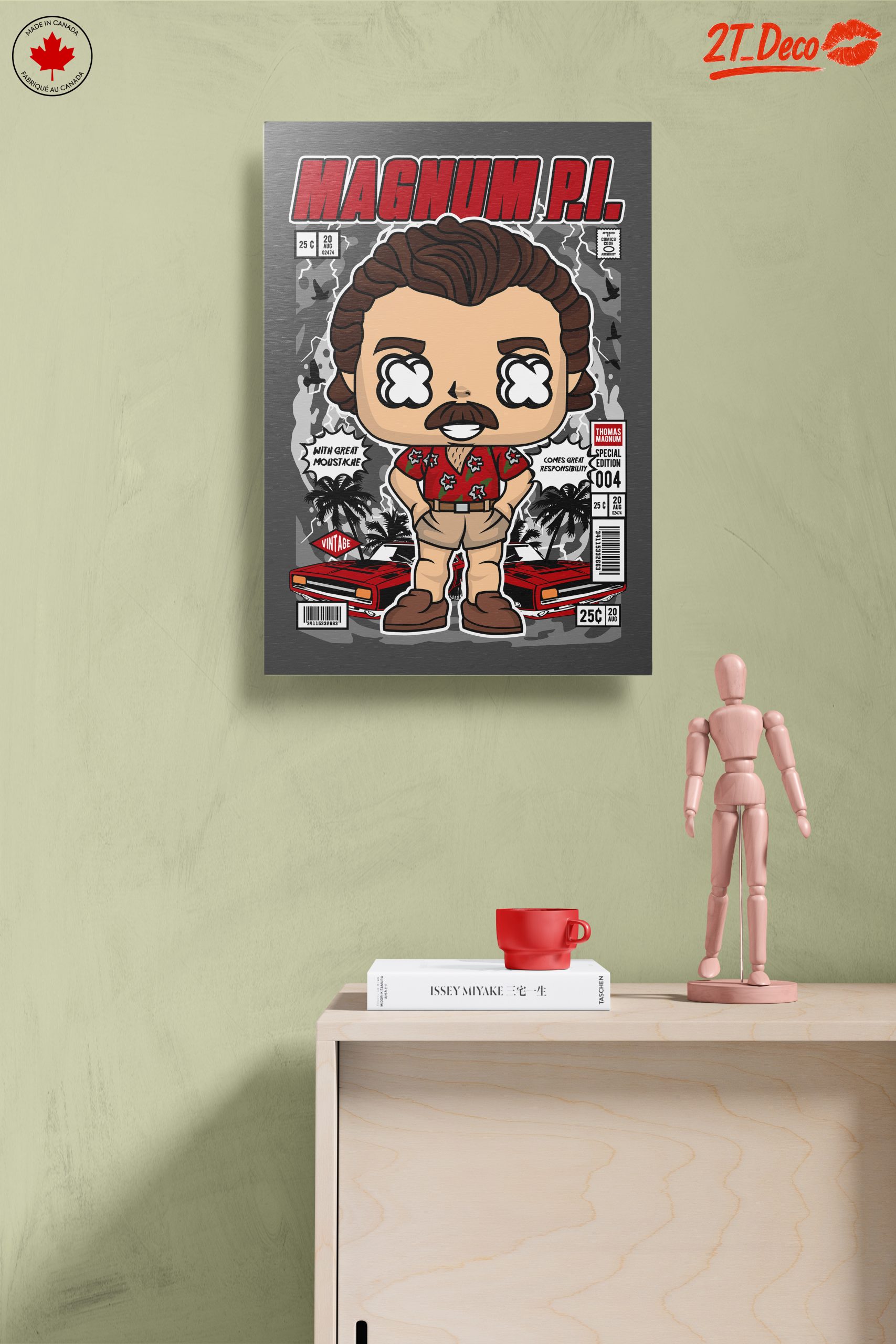 Vintage Magnum P.I. Character Art - Image 14