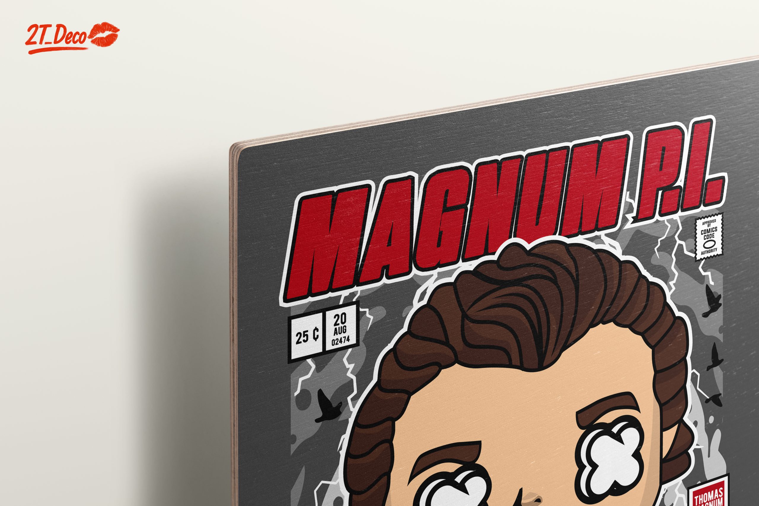 Vintage Magnum P.I. Character Art - Image 15