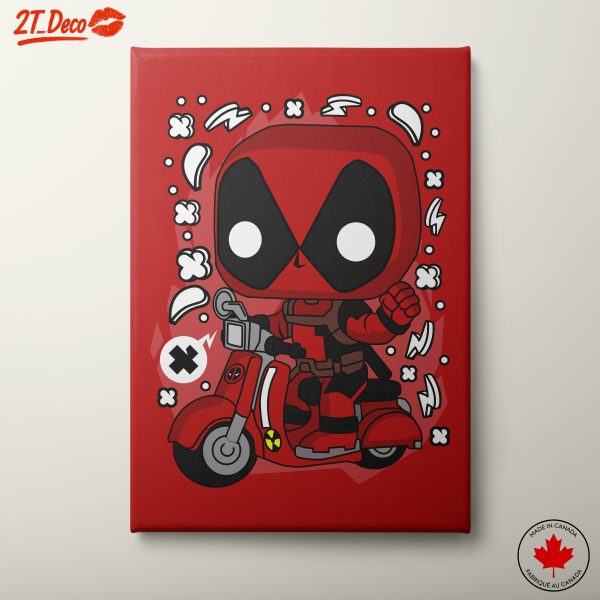 Playful Deadpool Character Art