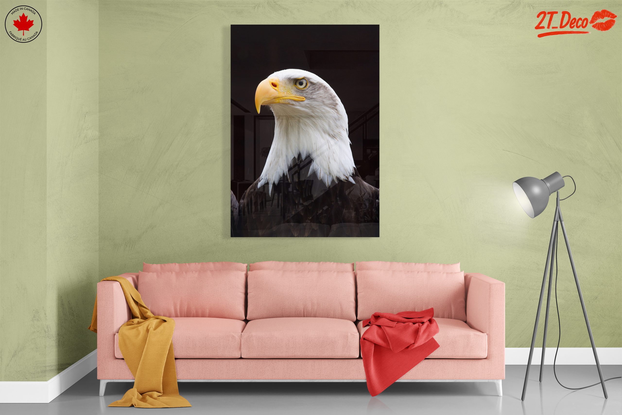Majestic Eagle Portrait Wall Art 2 - Image 7