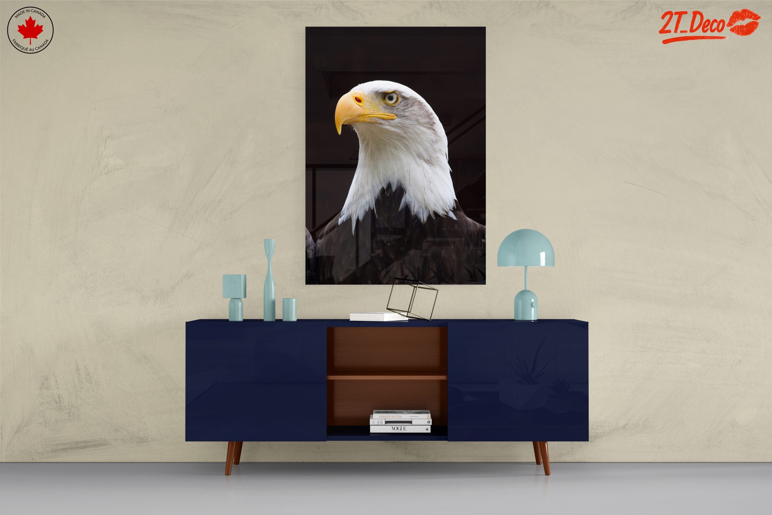 Majestic Eagle Portrait Wall Art 2 - Image 8