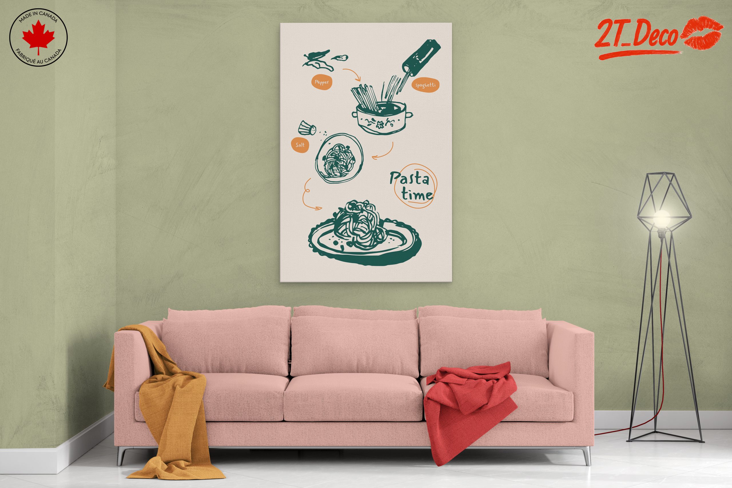 Abstract Pasta Preparation Art - Image 2