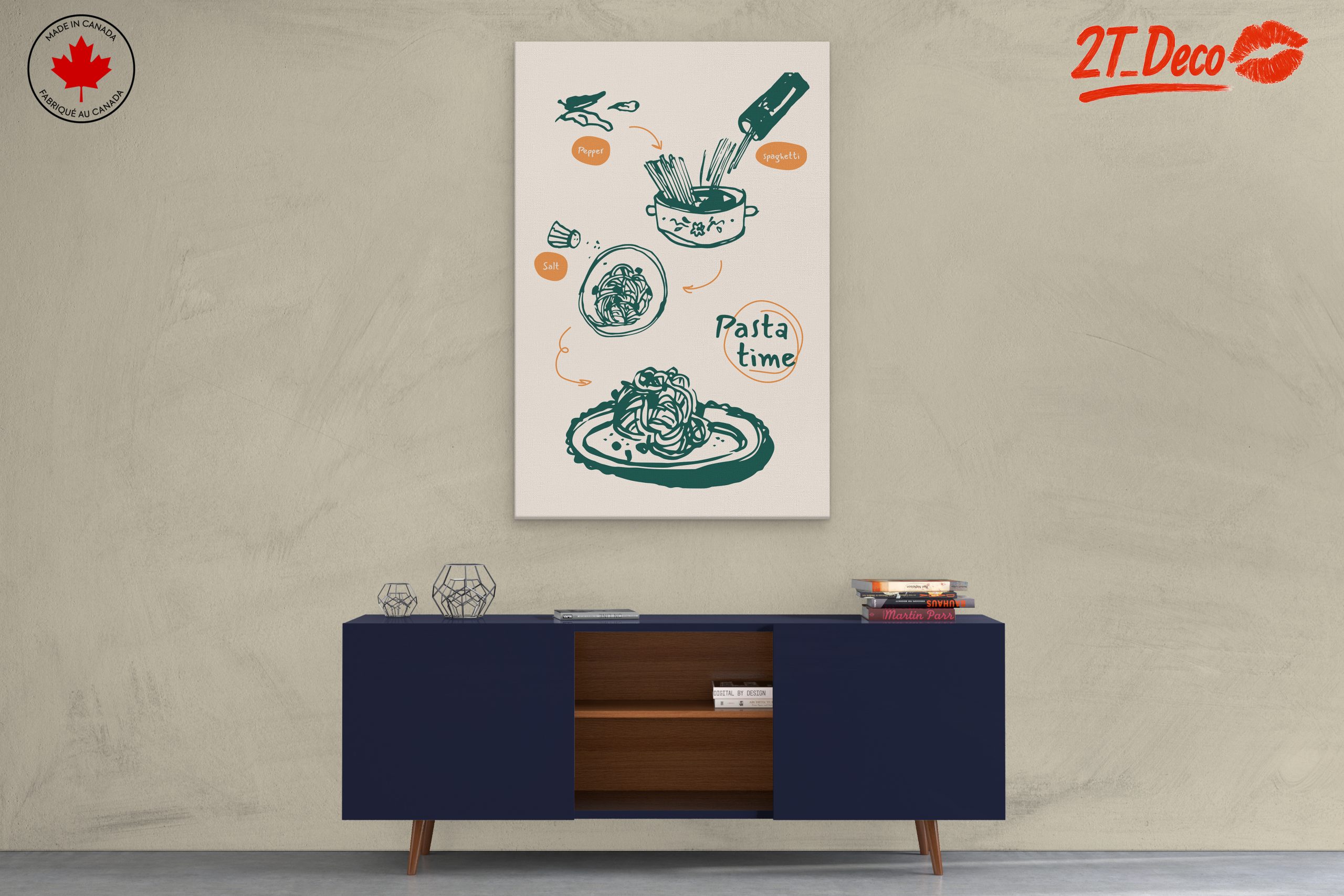 Abstract Pasta Preparation Art - Image 3