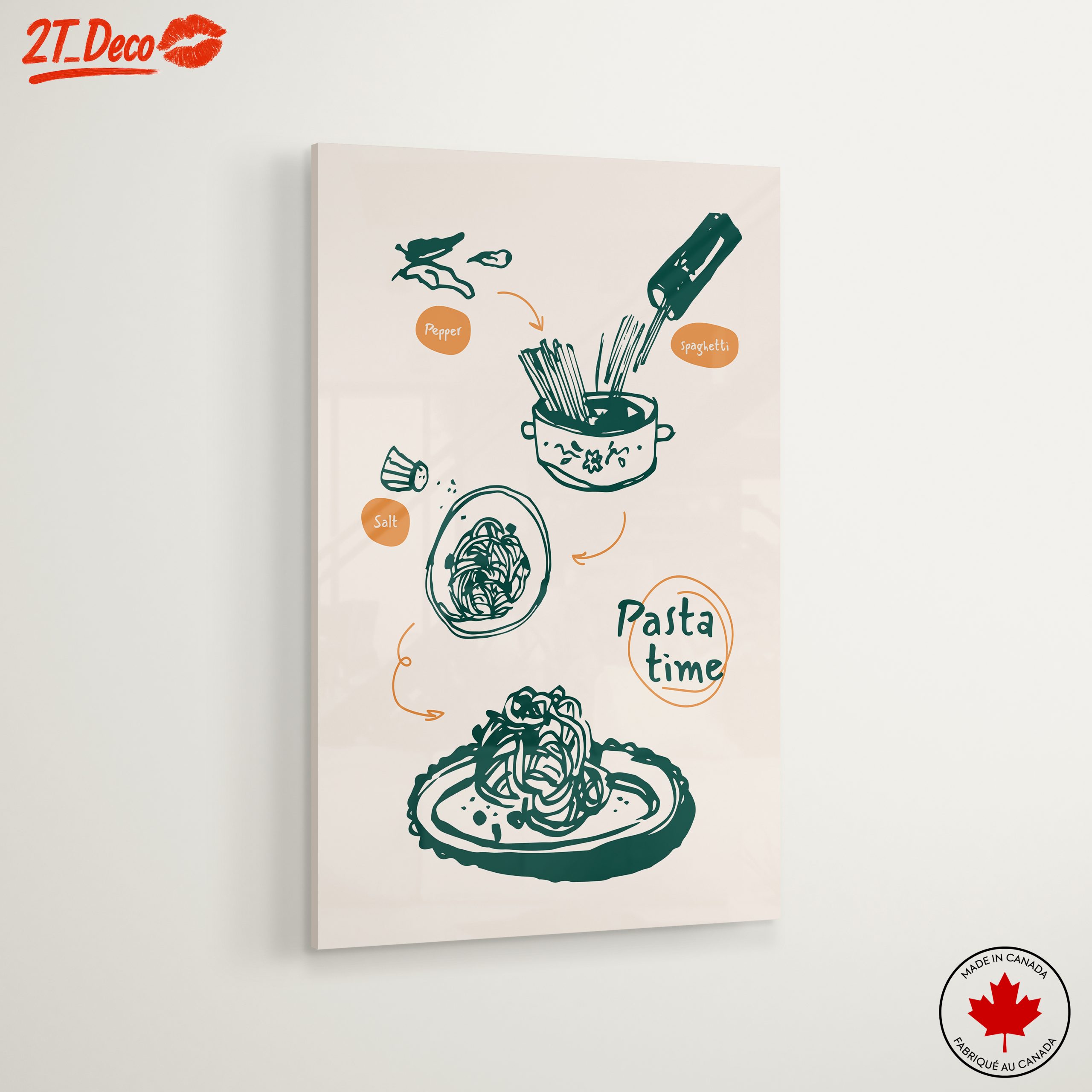Abstract Pasta Preparation Art - Image 6