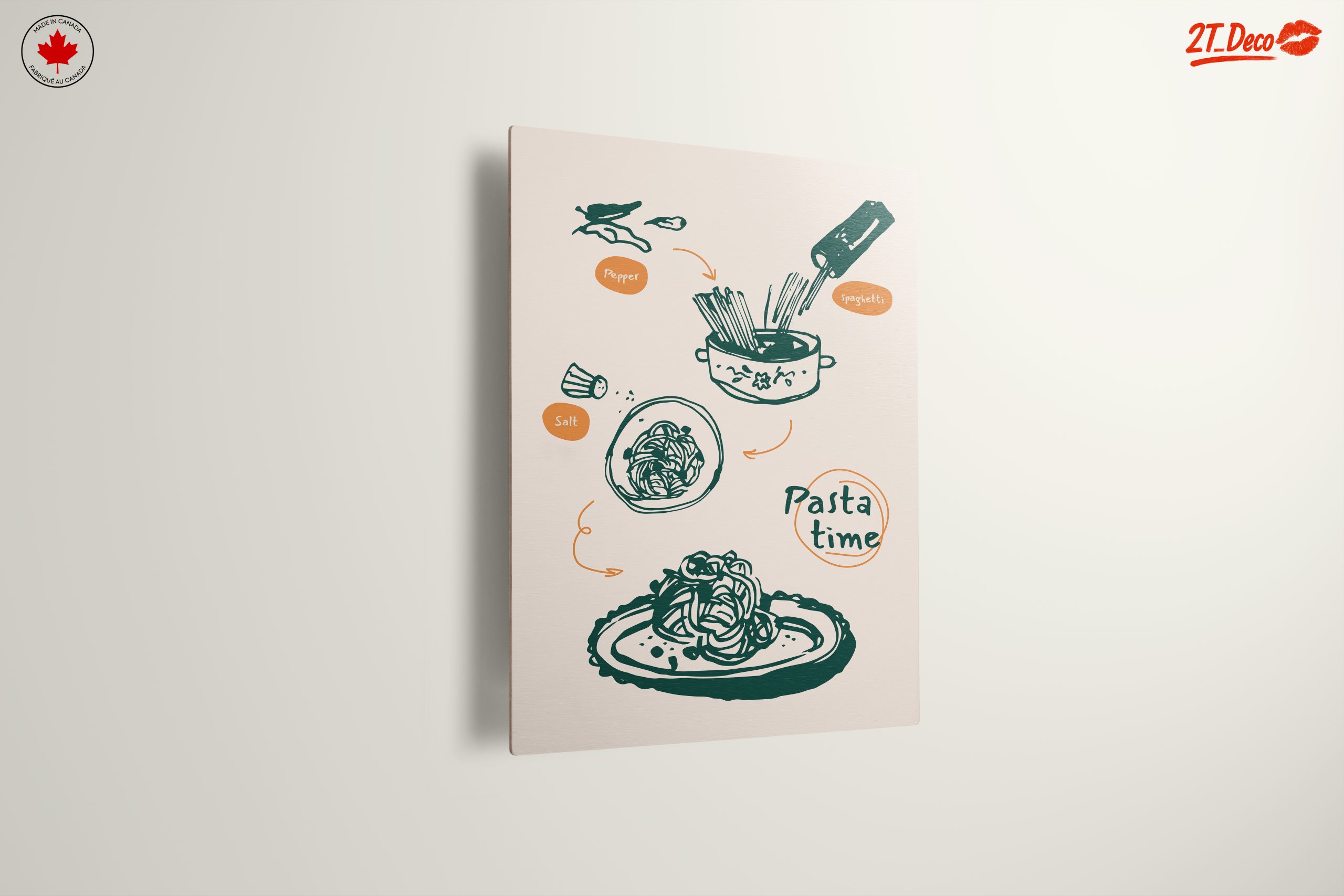 Abstract Pasta Preparation Art - Image 13