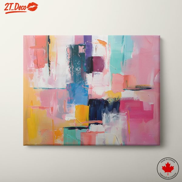 Vibrant Abstract Art with Bold Colors