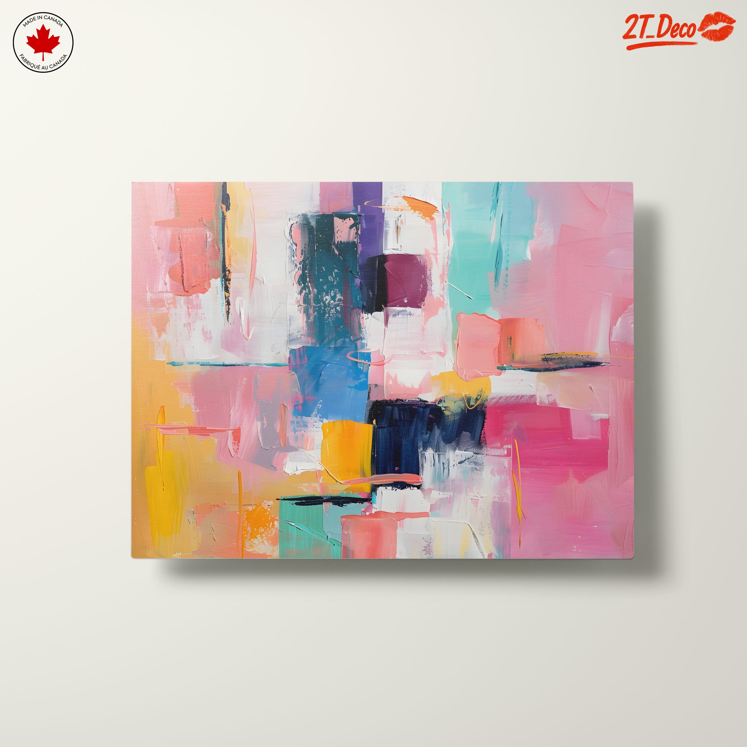 Vibrant Abstract Art with Bold Colors - Image 10