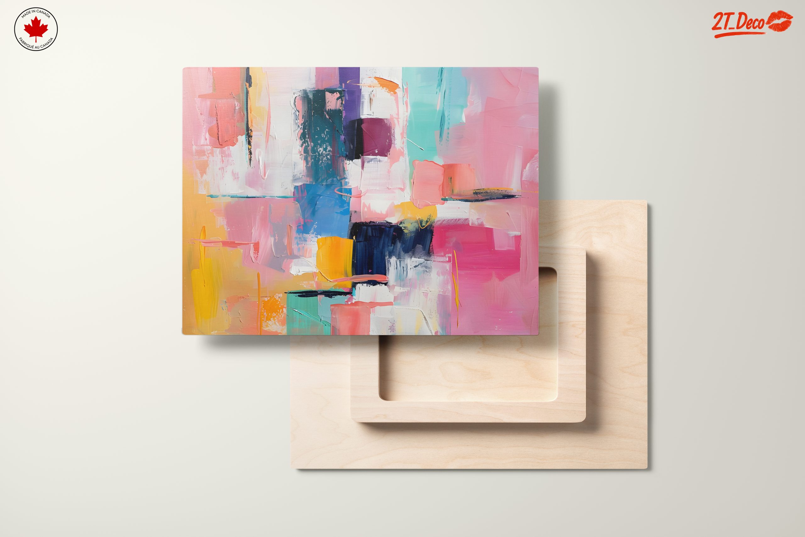 Vibrant Abstract Art with Bold Colors - Image 11