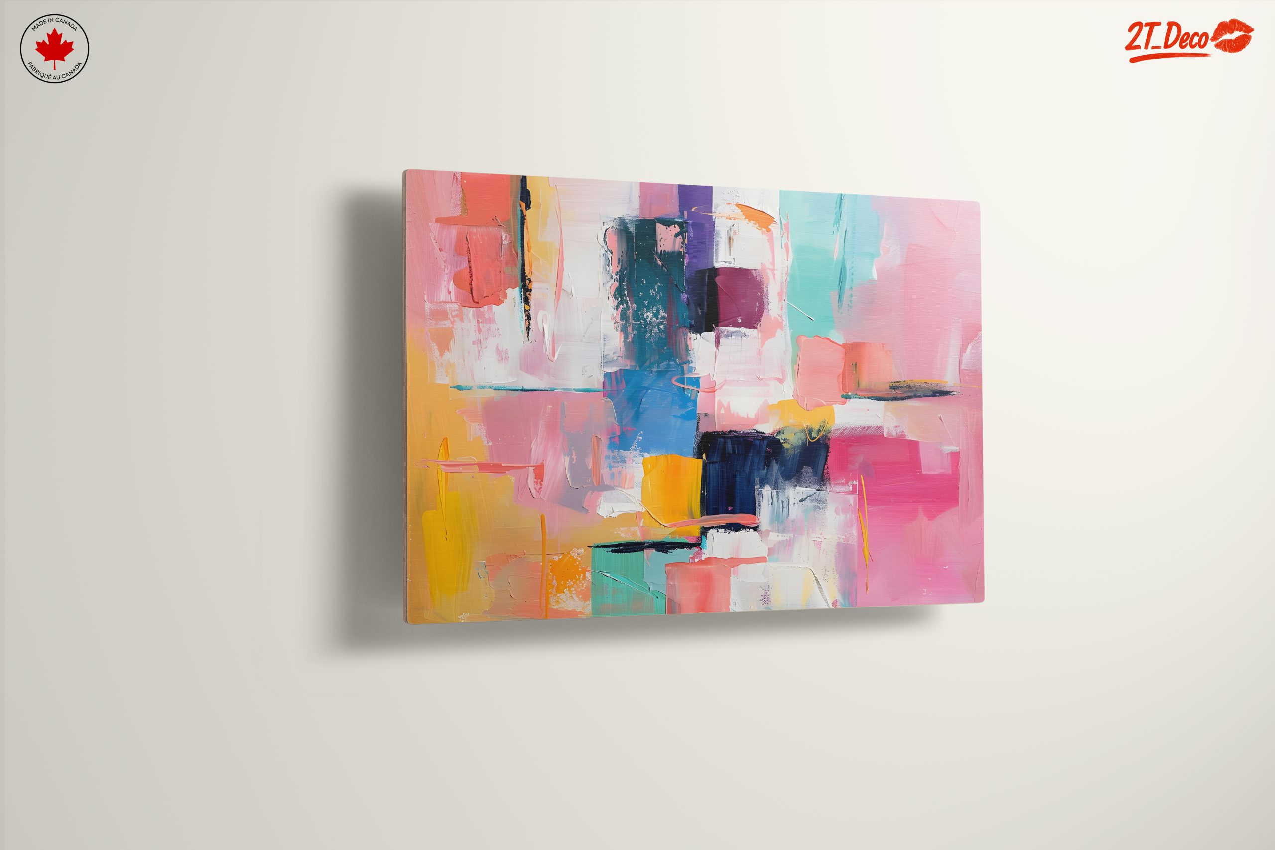 Vibrant Abstract Art with Bold Colors - Image 13