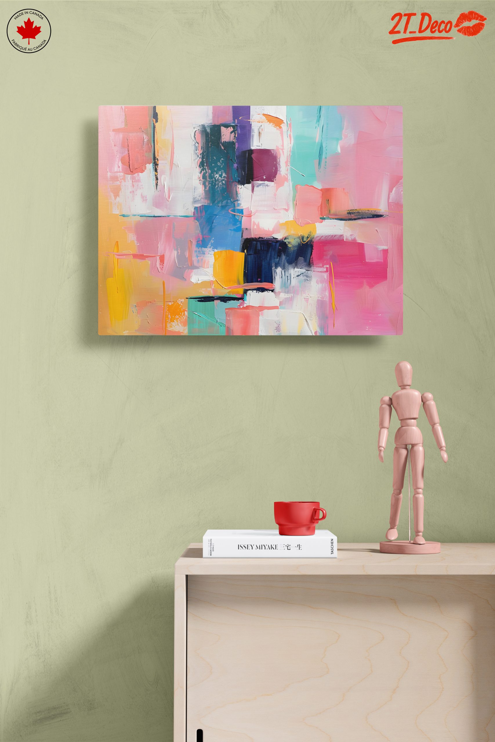 Vibrant Abstract Art with Bold Colors - Image 14