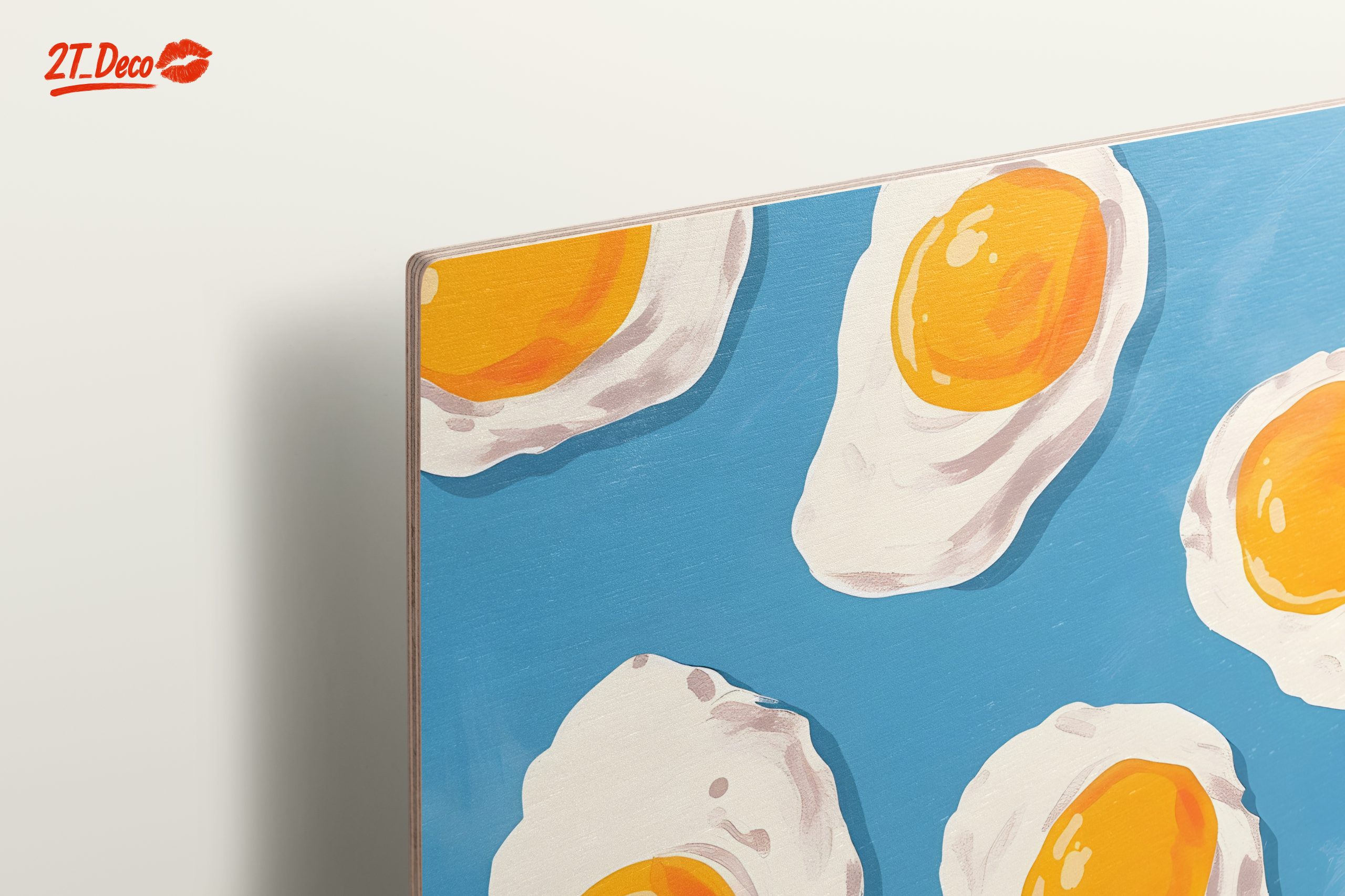 Fried Eggs Food Pattern Art - Image 15