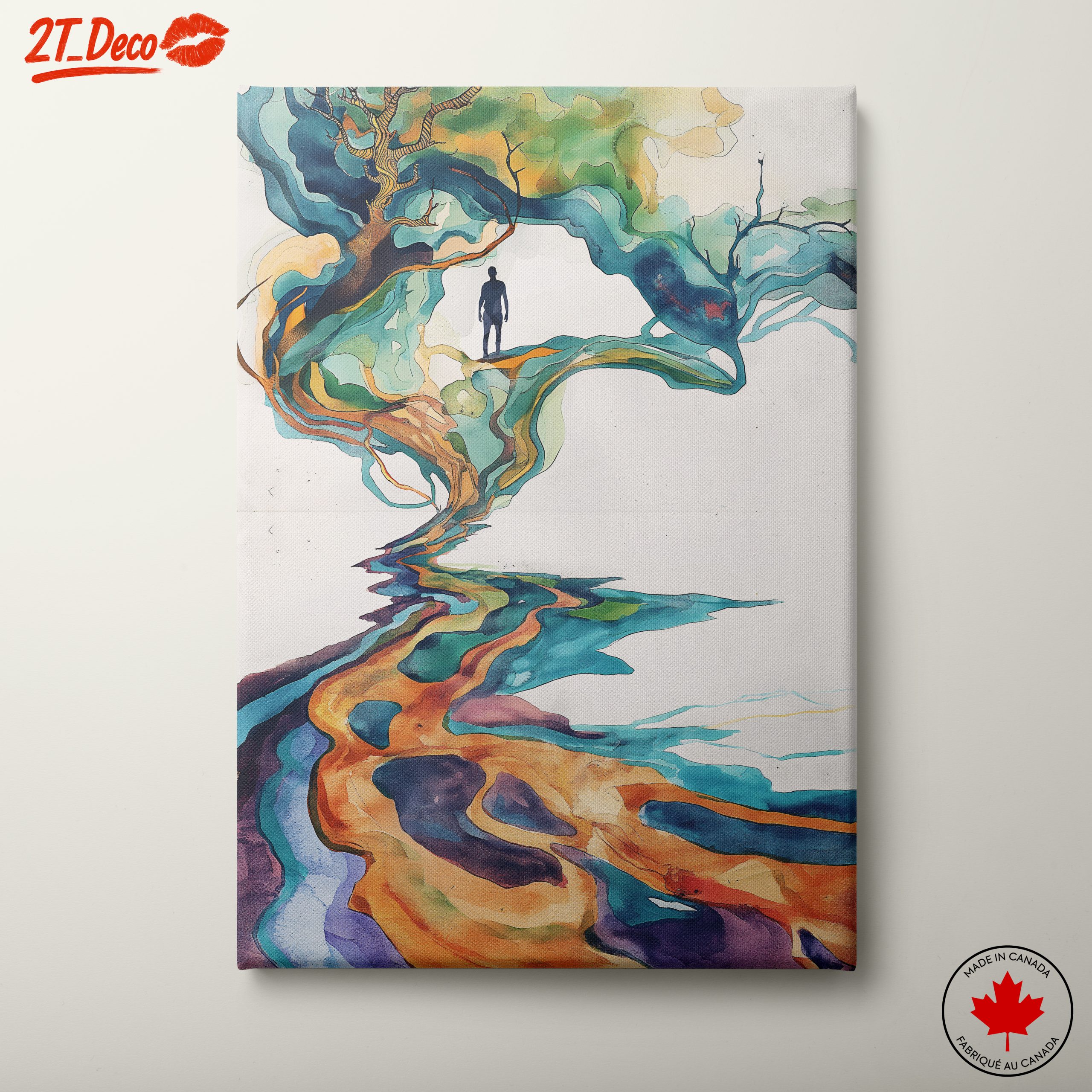Vibrant Abstract Landscape Art 3