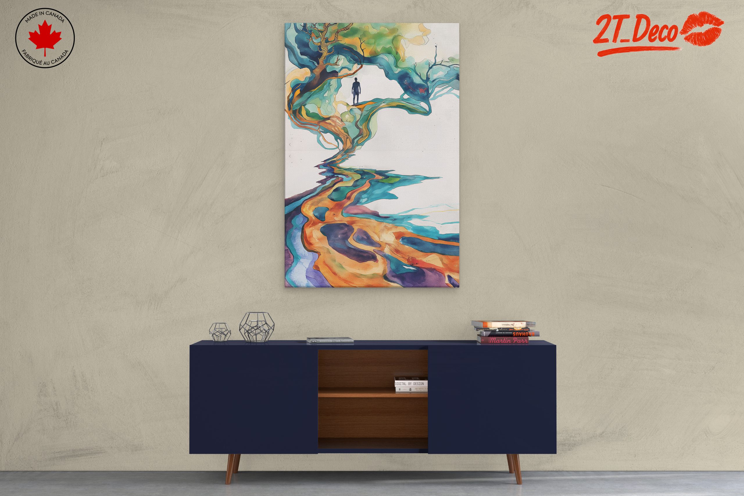 Vibrant Abstract Landscape Art 3 - Image 3
