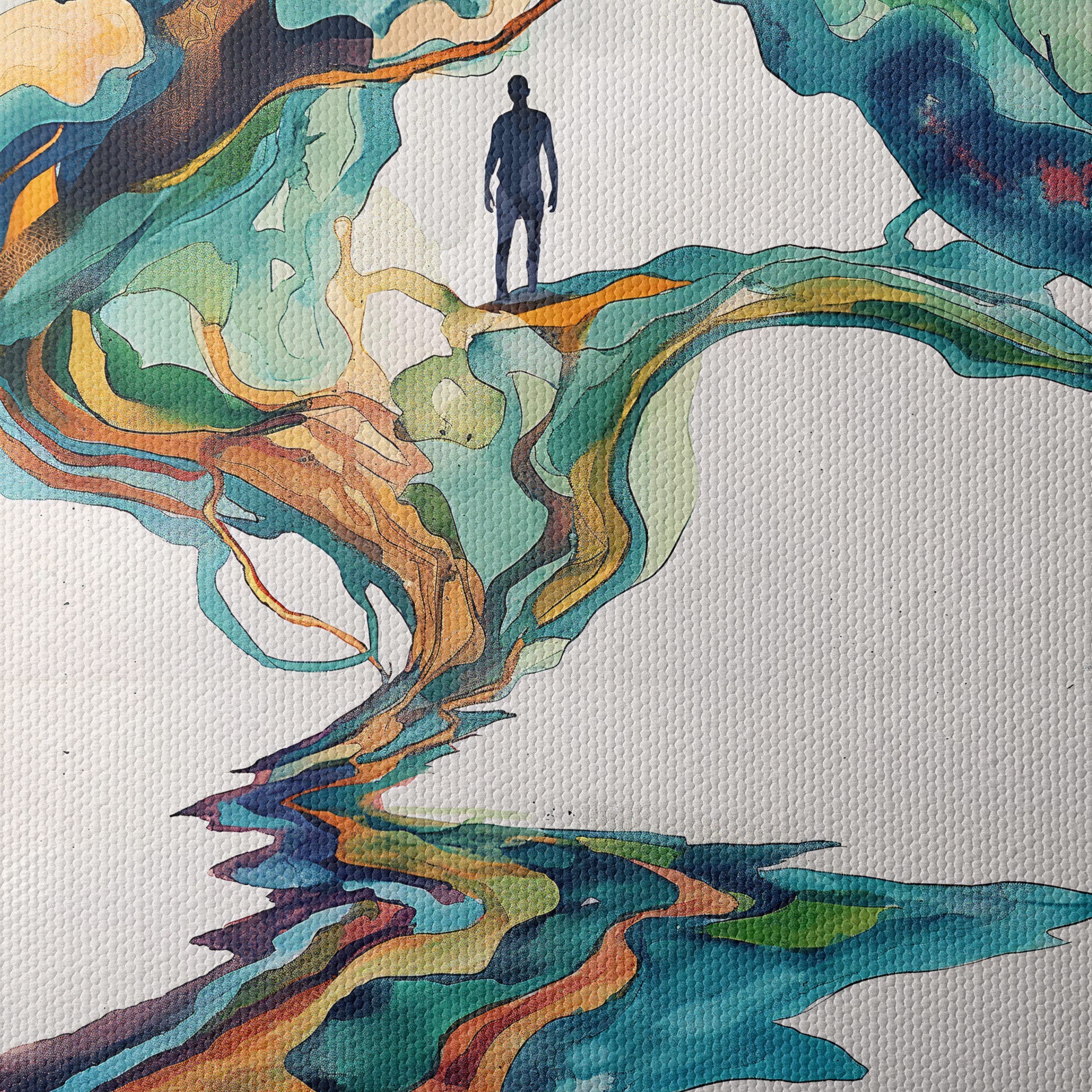 Vibrant Abstract Landscape Art 3 - Image 4