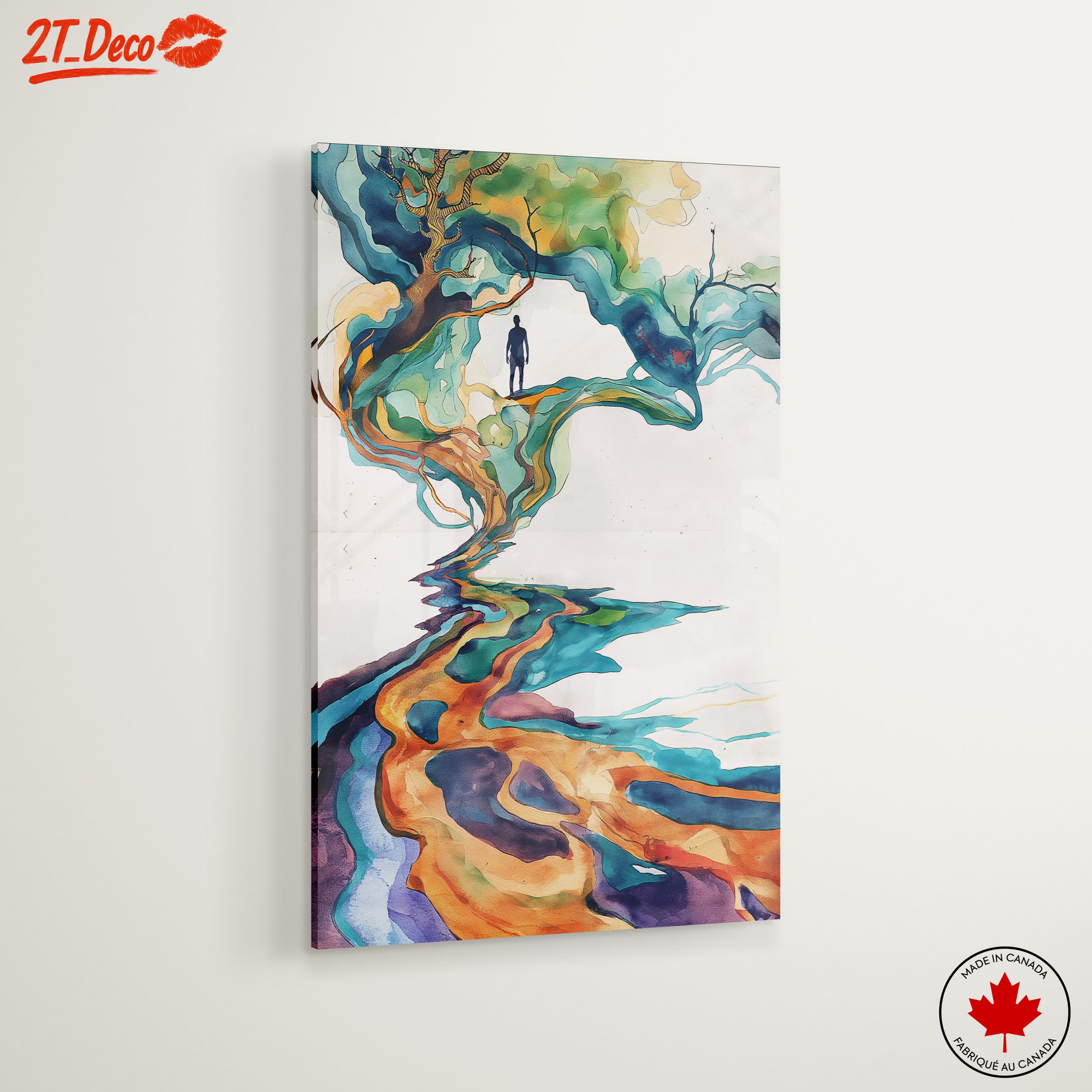 Vibrant Abstract Landscape Art 3 - Image 6