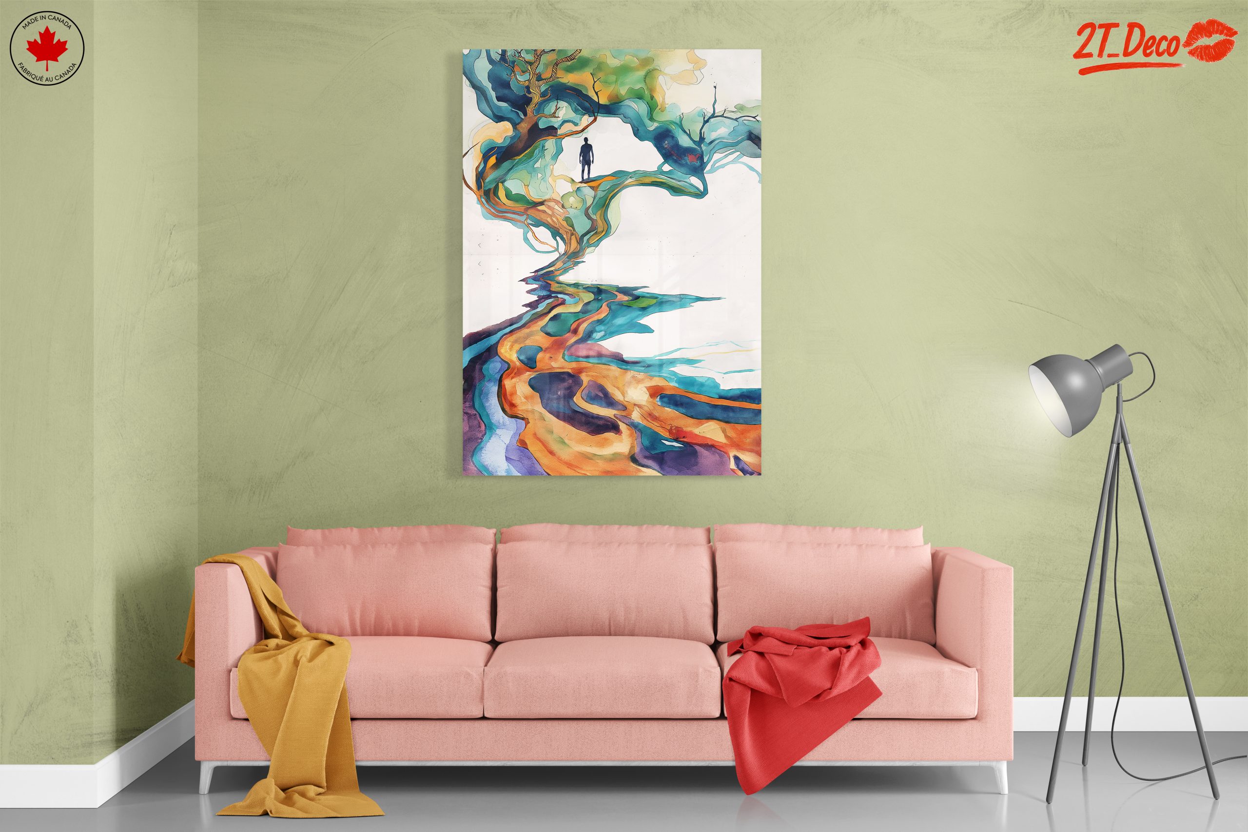 Vibrant Abstract Landscape Art 3 - Image 7