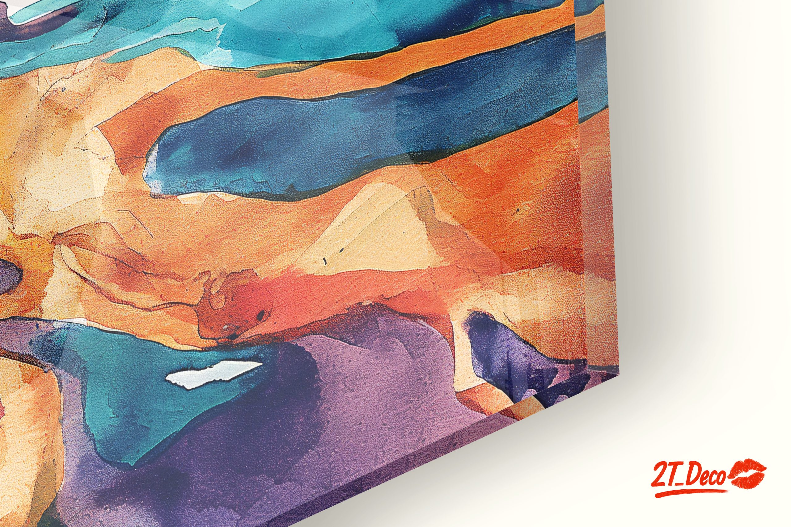 Vibrant Abstract Landscape Art 3 - Image 9